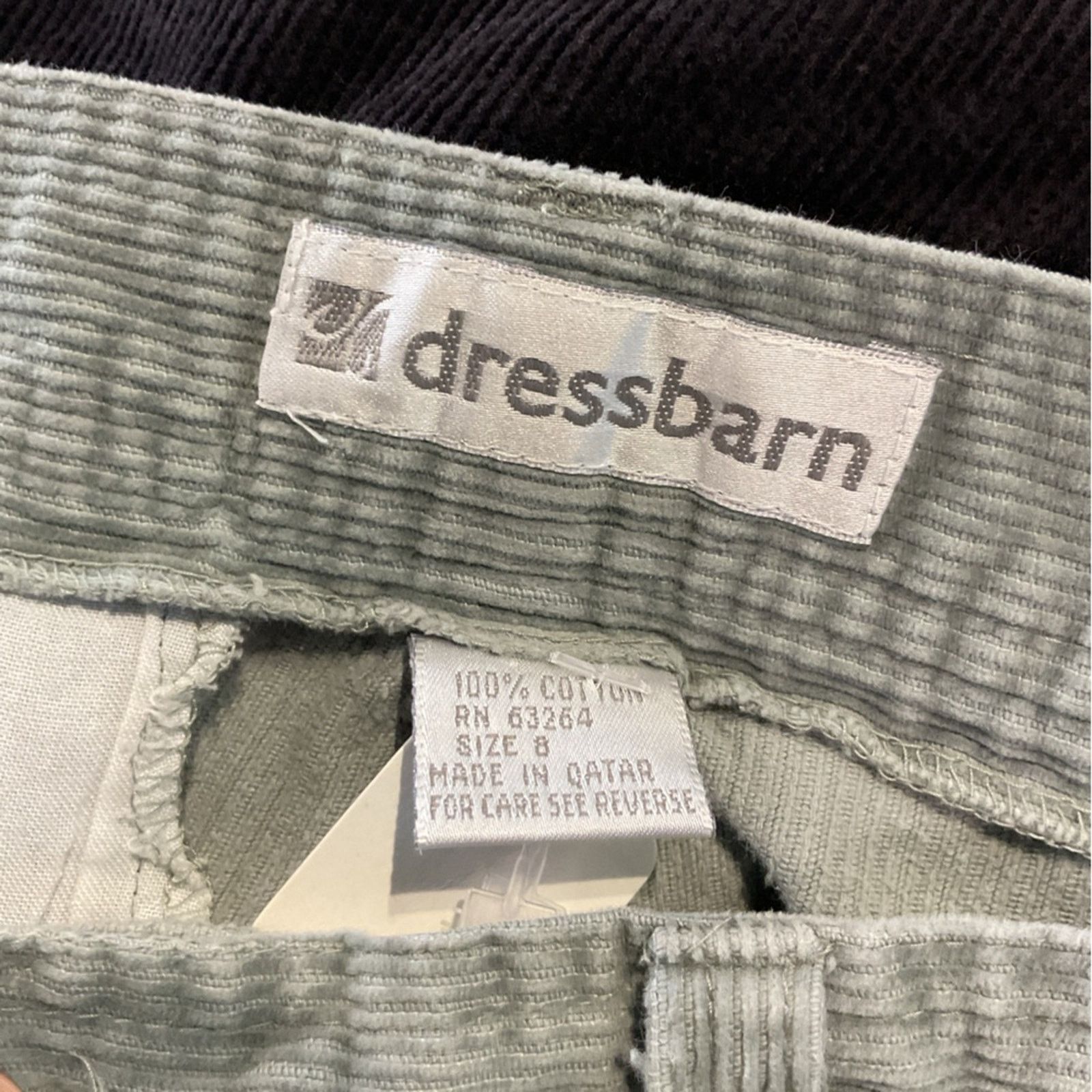Vintage Dress Barn Corduroy Women's Pants Size 26" / US 2 / IT 38 - 3 Thumbnail