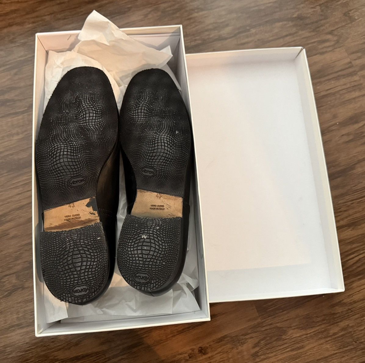 Maison Margiela Black Grecian Slip-on Loafers Size US 10 / EU 43 - 9 Thumbnail