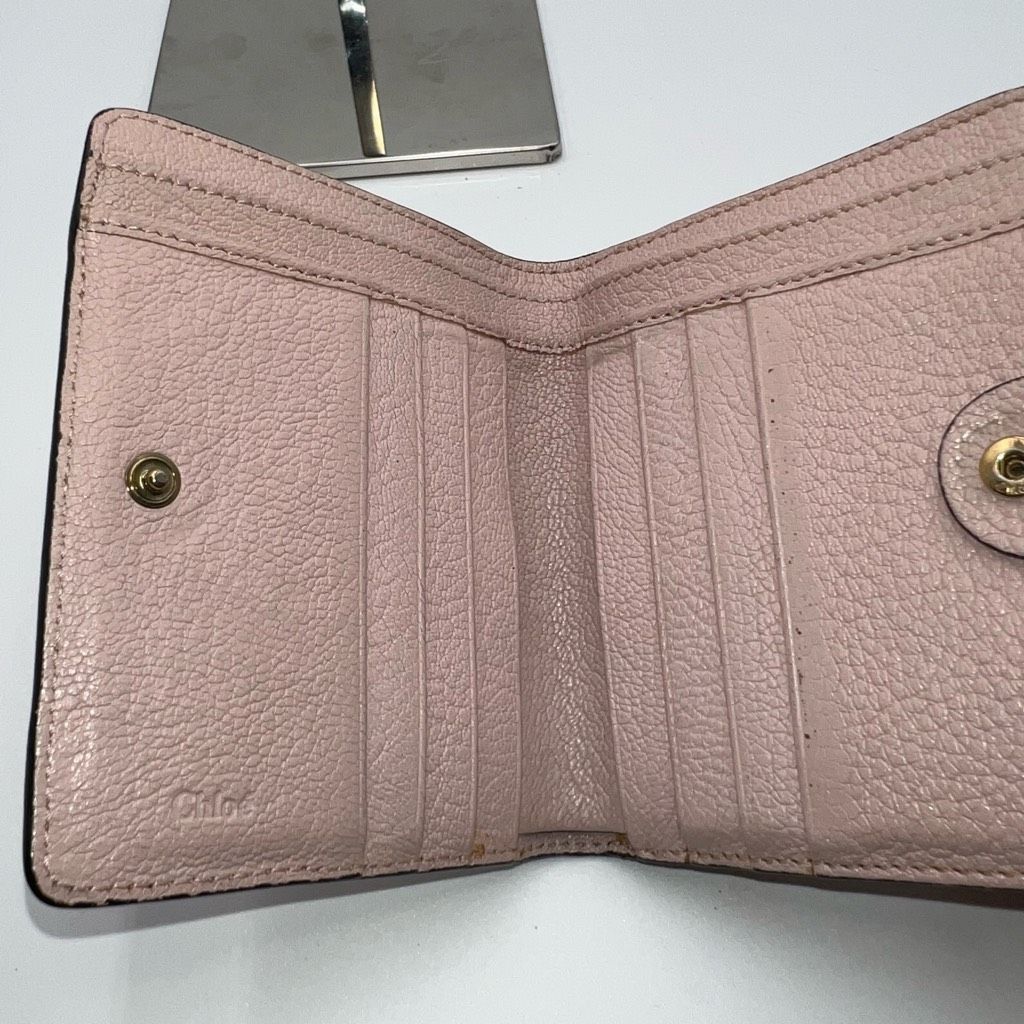 Chloe Chloe Elsie Blush leather Bifold Wallet Size ONE SIZE - 12 Thumbnail