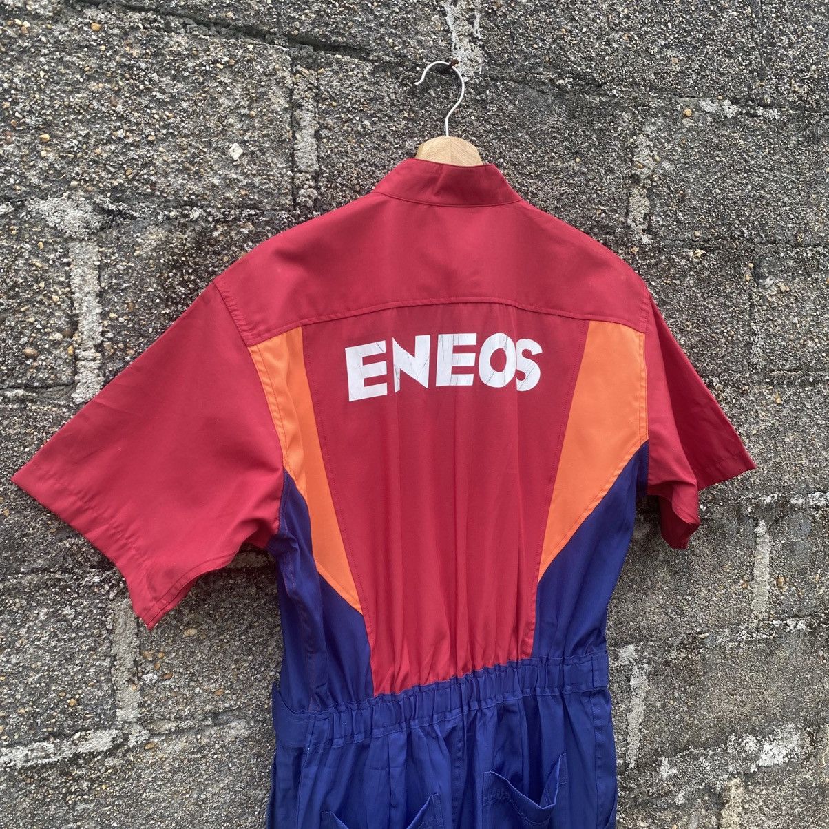 Japanese Brand Vintage Japan Jdn Eneos Oil Jumpsuit Coveralls Short Sleeve Size US 34 / EU 50 - 8 Thumbnail