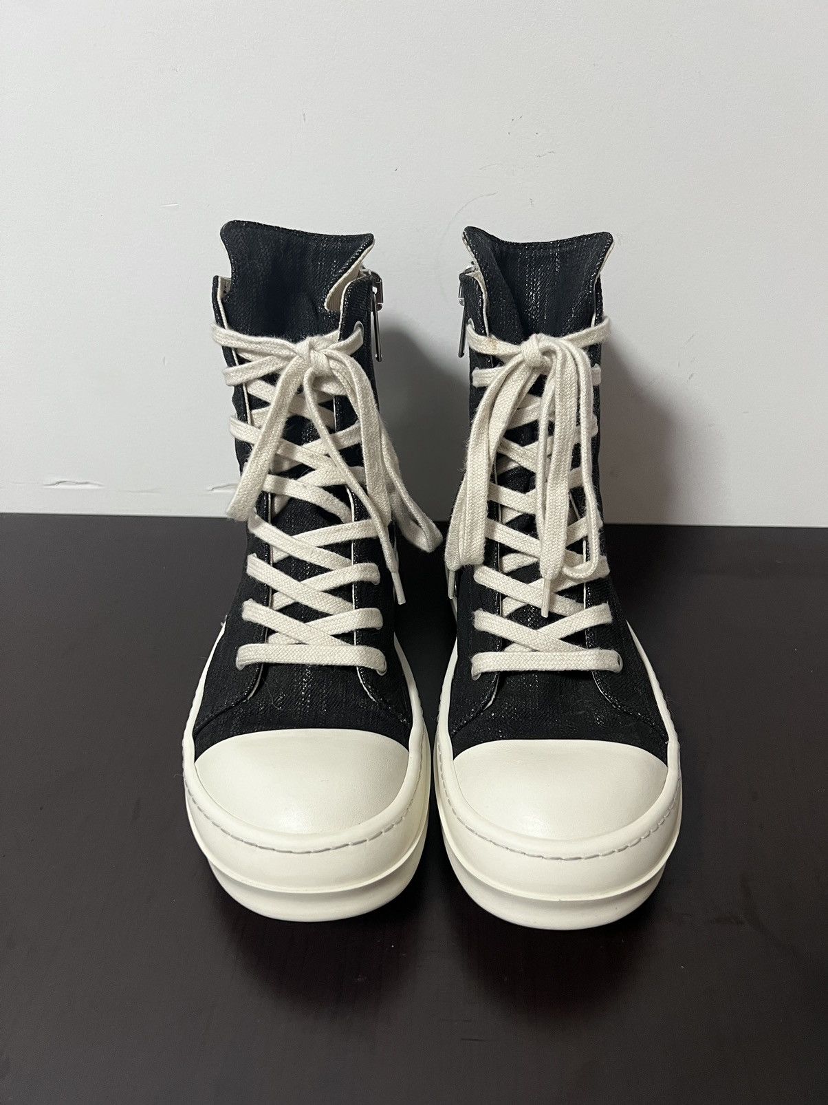 Rick Owens Drkshdw Rick owens ramones high top sneakers sz 37 Size US 7 / IT 37 - 3 Thumbnail