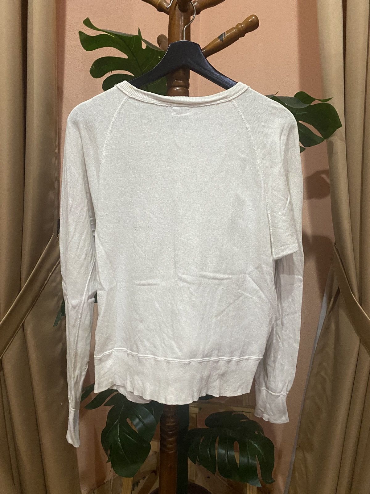 45rpm Vintage 45rpm White Cotton Cardigan with Button-Up Design Size S / US 4 / IT 40 - 5 Thumbnail