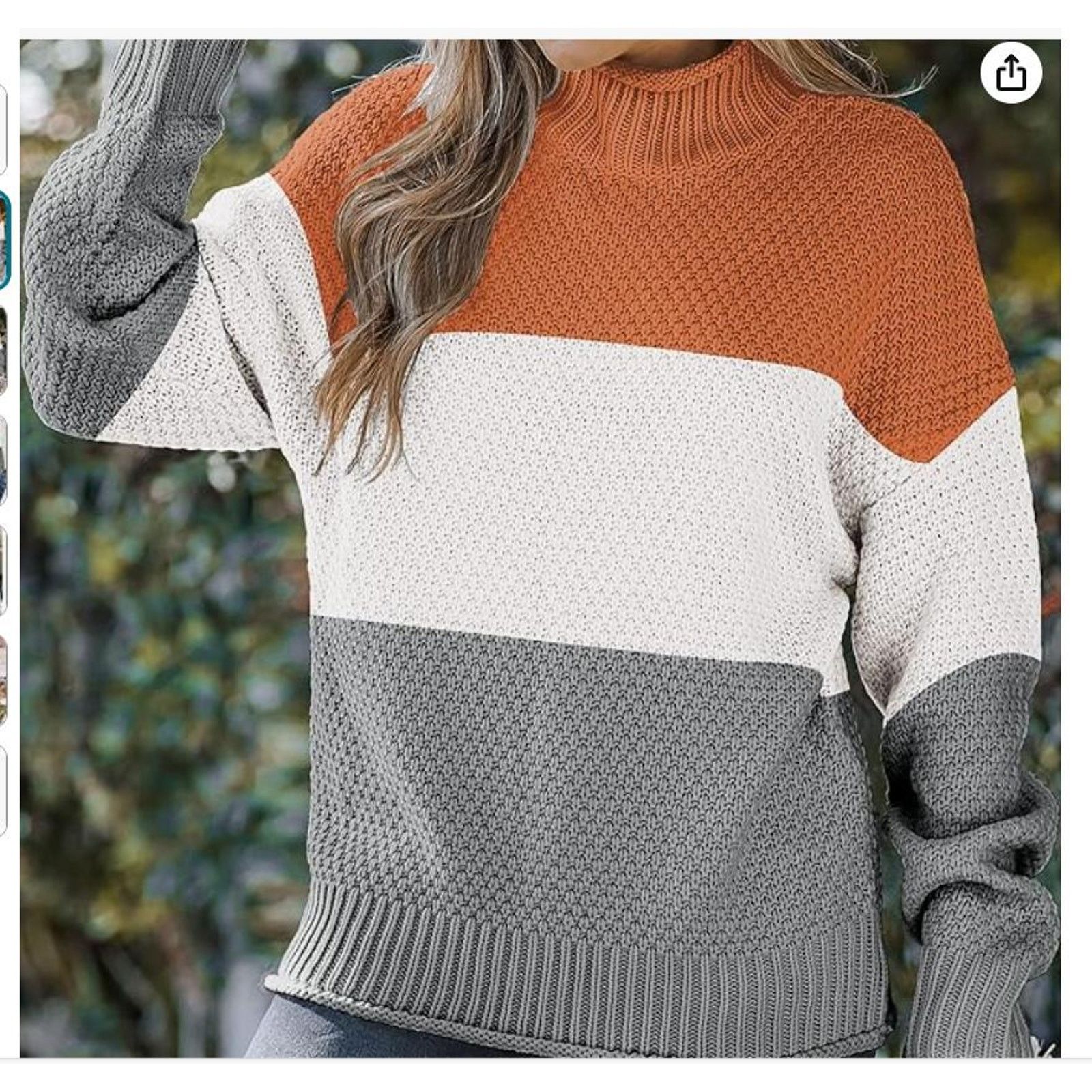 The Unbranded Brand Turtleneck Batwing Sleeve Oversized Knitted Pullover SMALL Size S / US 4 / IT 40 - 2 Thumbnail