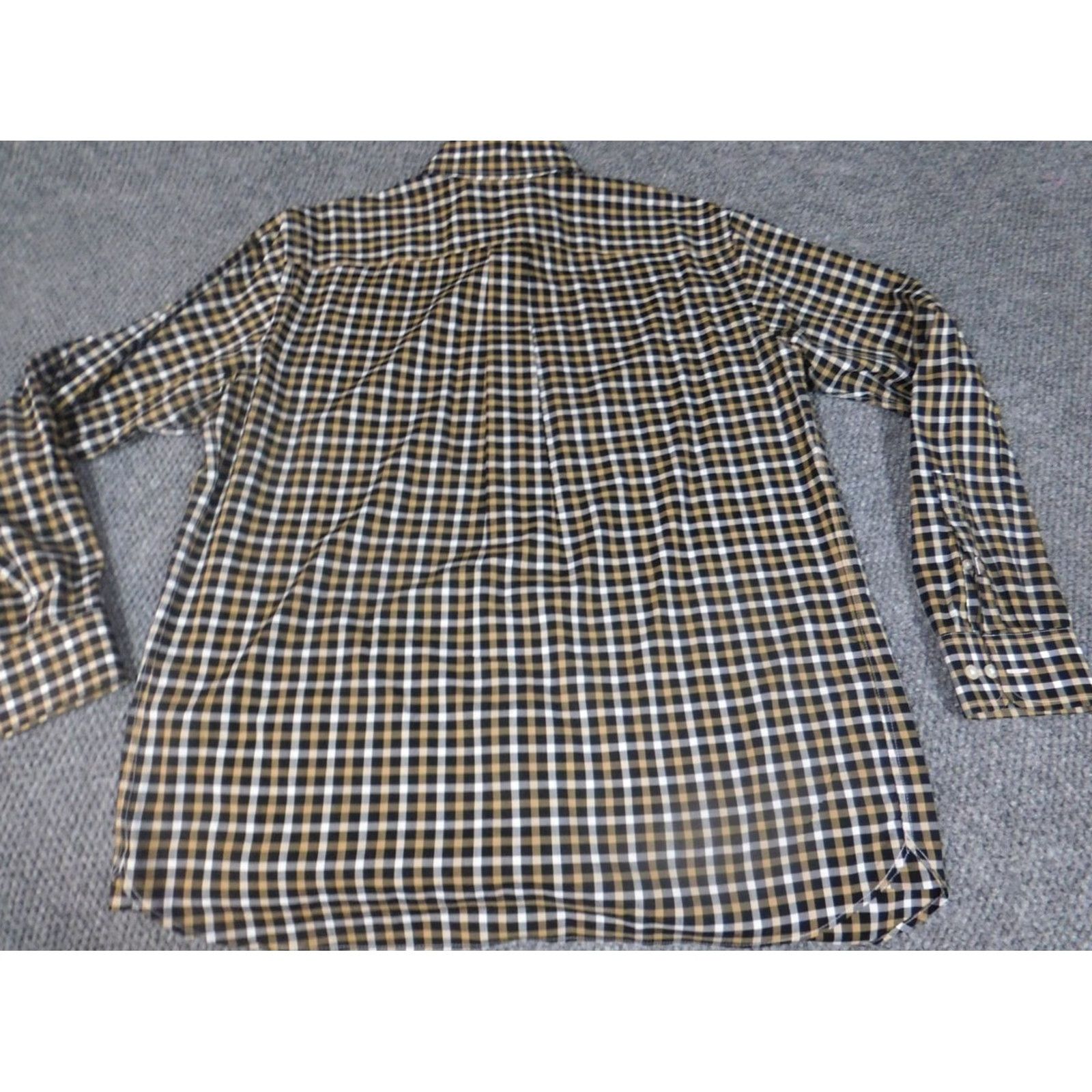 Cremieux Daniel Cremieux Mens Shirt Medium Multicolor Plaid Button-Down Knit Cotton Long Sleeve Regular Button-Up Collared Mens Size US M / EU 48-50 / 2 - 7 Thumbnail