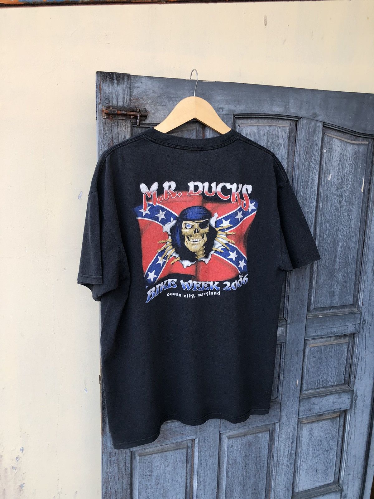 Vintage M.R. Ducks Bike Week 2006 ocean city, maryland Bikers Motor Size US XL / EU 56 / 4 - 14 Thumbnail