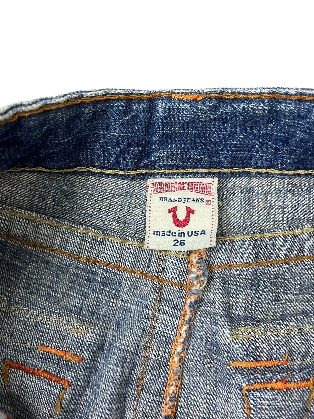 True Religion Vintage True Religion Distressed Mini Skirt Streetwear Size 26" / US 2 / IT 38 - 10 Thumbnail