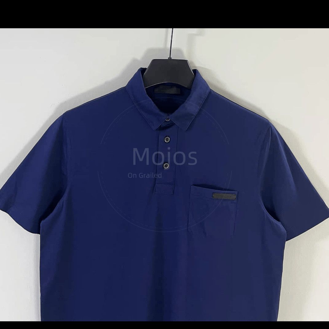 Prada Prada Black Logo Patch Polo-2508 Size US M / EU 48-50 / 2 - 3 Thumbnail