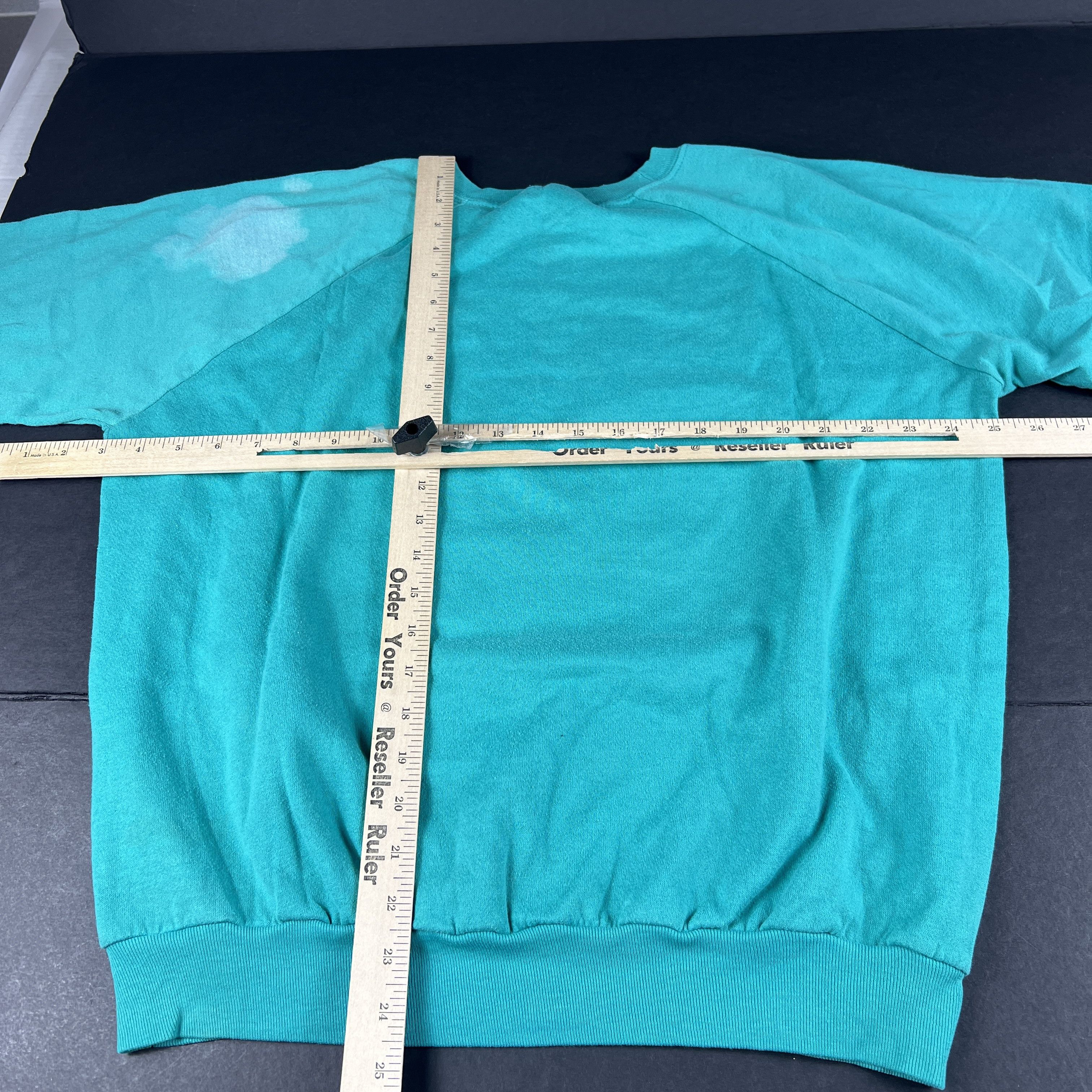 NFL × Vintage VTG 80s Miami Dolphins Sweatshirt Faded Thrashed Crewneck Size US L / EU 52-54 / 3 - 13 Thumbnail