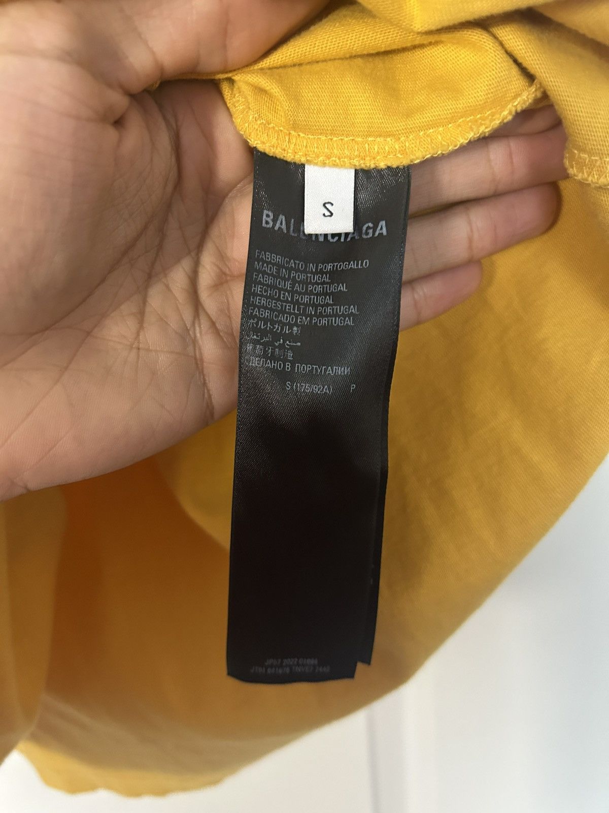Balenciaga Balenciaga hand drawn political campaign shirt yellow Size US S / EU 44-46 / 1 - 5 Thumbnail