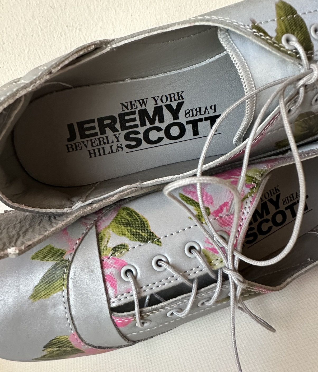 Adidas × Jeremy Scott Adidas Jeremy Scott Wings ballet flats reflective floral Size US 7 / IT 37 - 8 Thumbnail