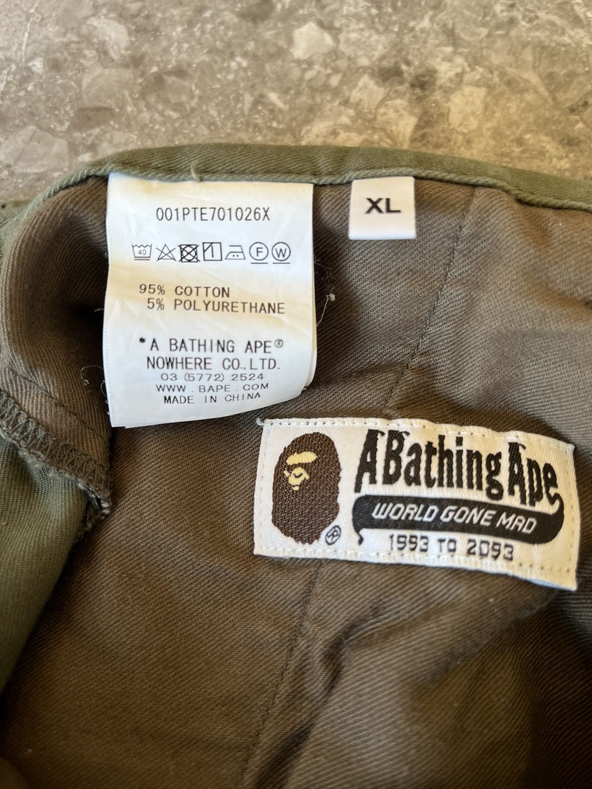 Bape Side Tape Cargo Pants Size US 36 / EU 52 - 5 Thumbnail
