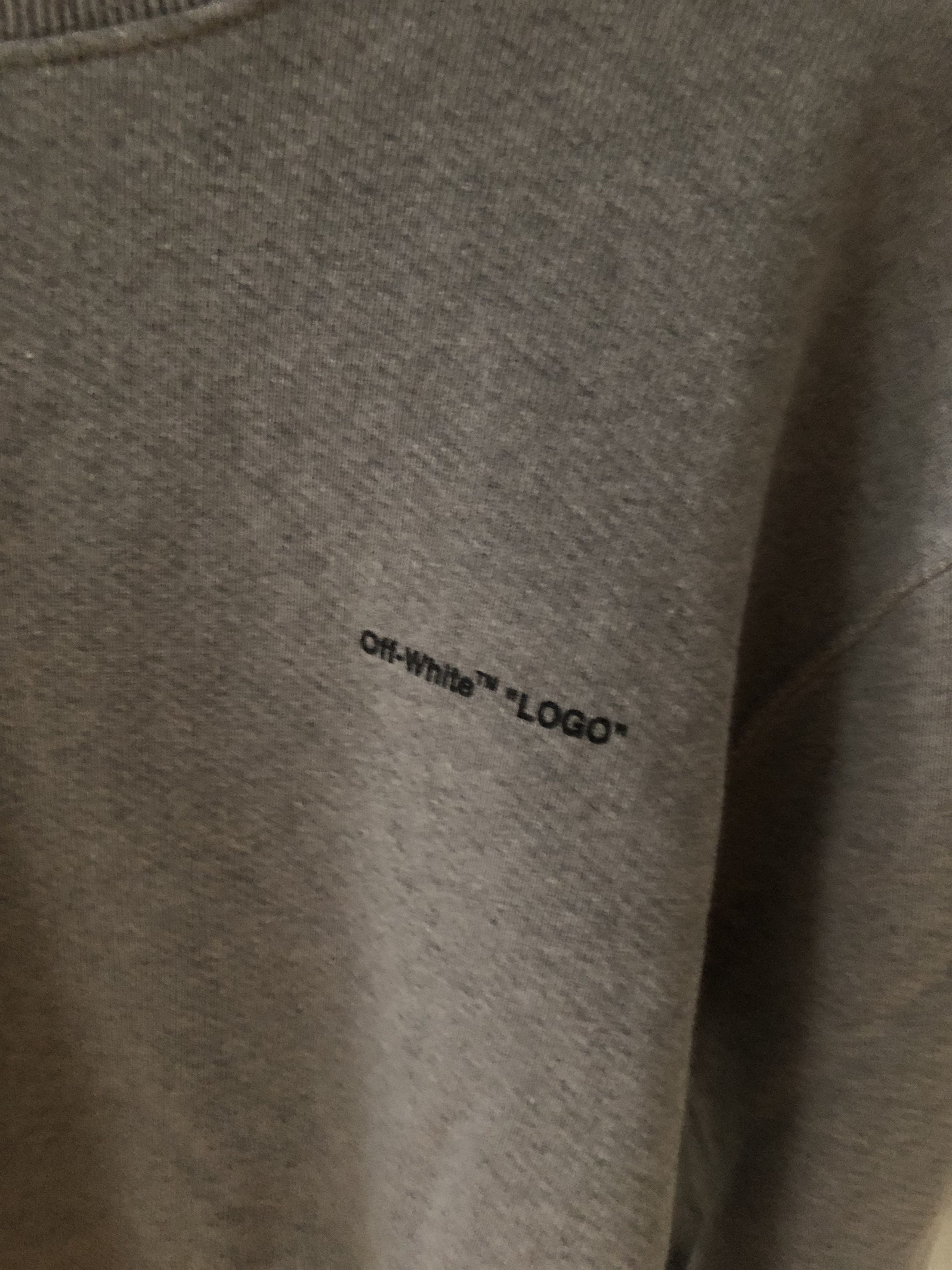 Off-White Off-white, heavy textured sweatshirt Size US M / EU 48-50 / 2 - 2 Thumbnail