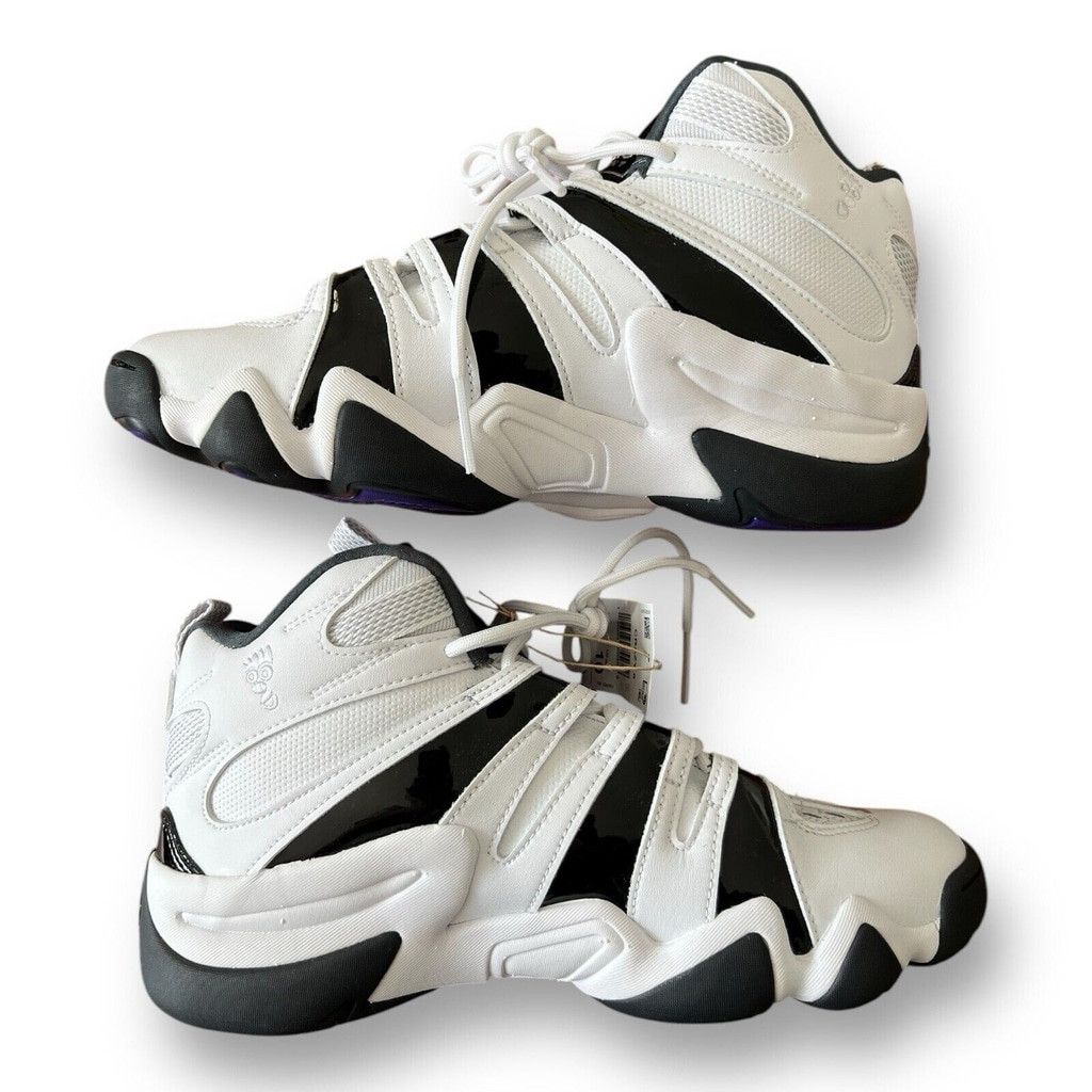 Adidas adidas Crazy 8 Kobe Bryant White Black Men Sz 9 Shoes Size US 9 / EU 42 - 2 Thumbnail