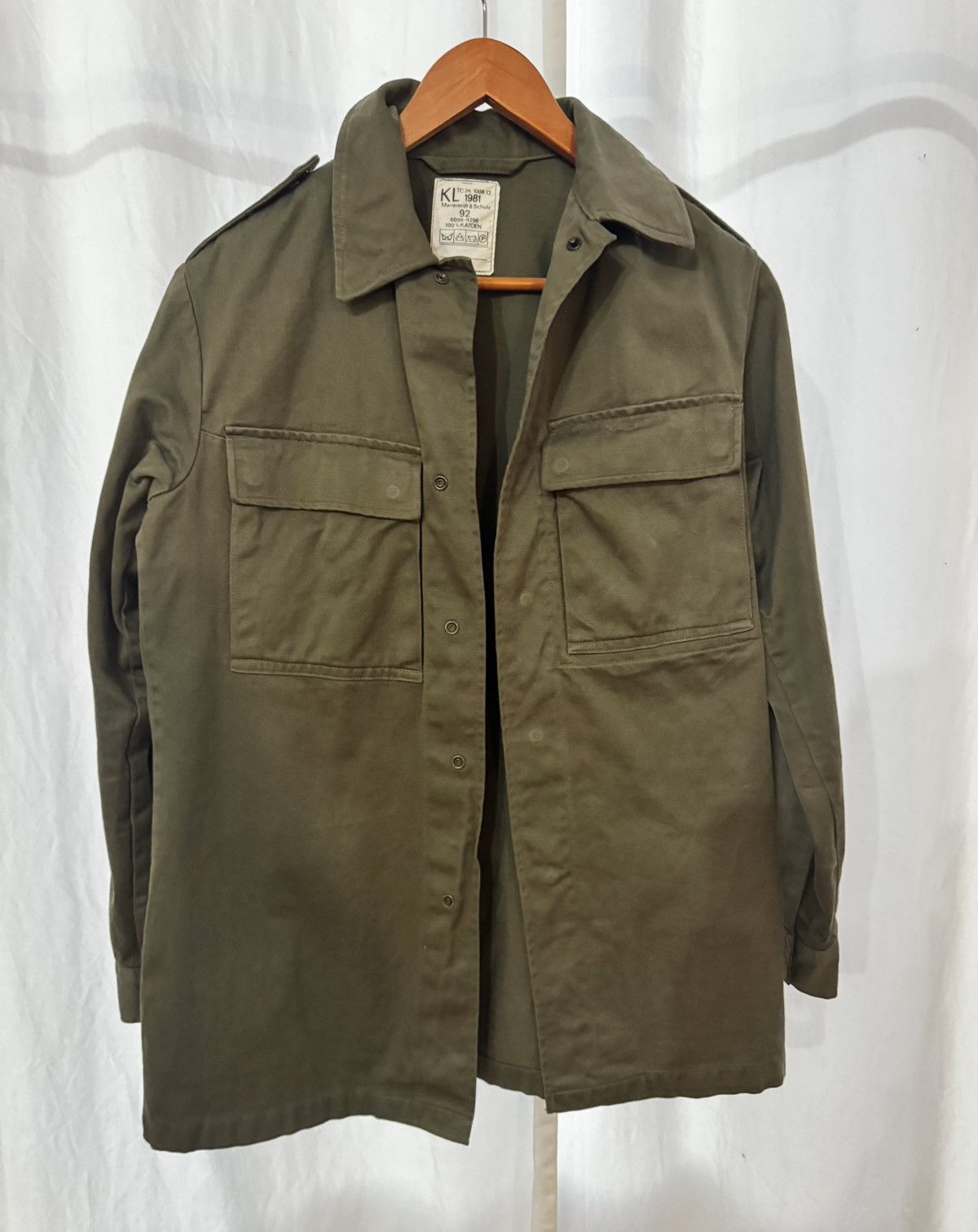 Vintage Vintage 1981 Marquardt & Schulz Dutch Military Jacket Size US S / EU 44-46 / 1 - 1 Thumbnail