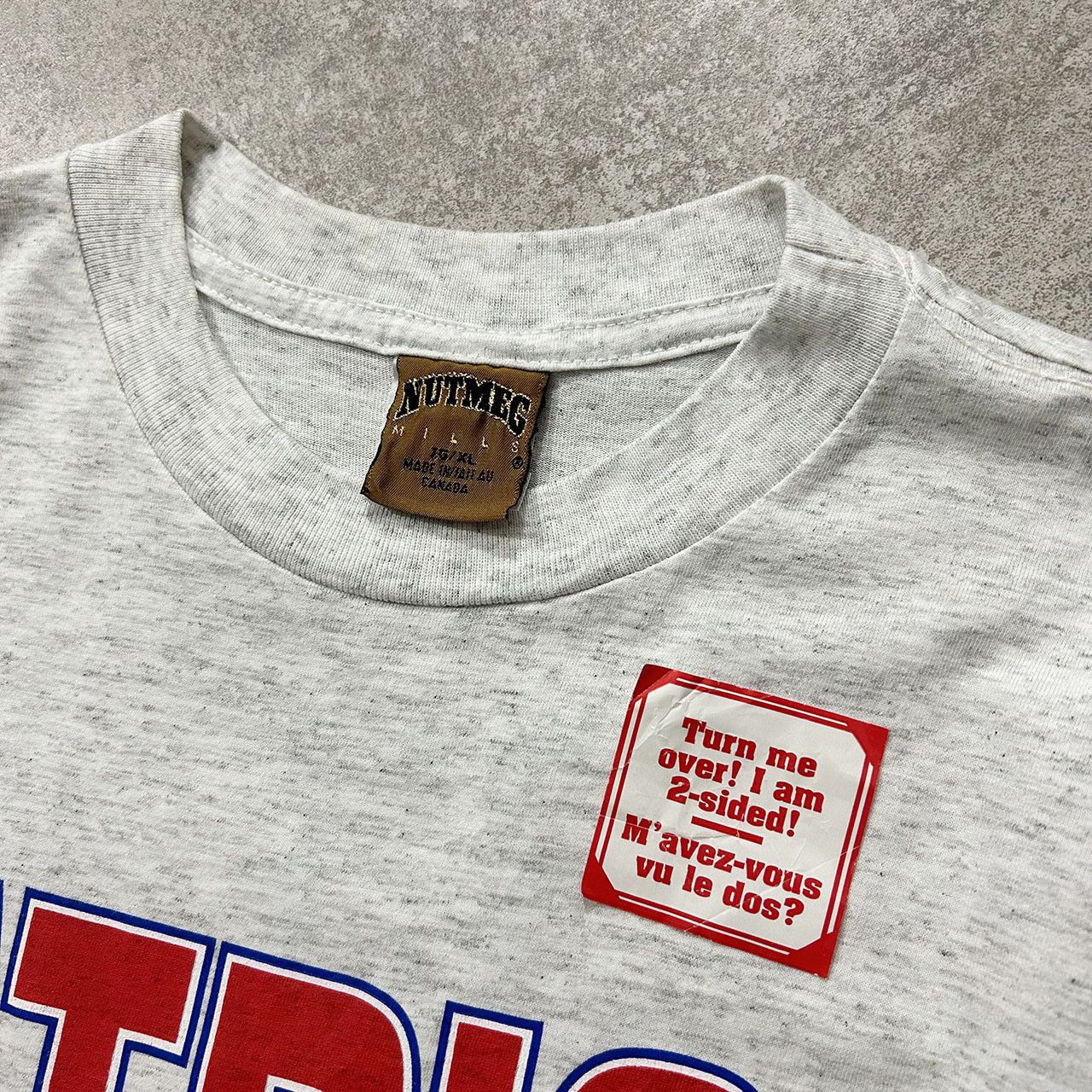 NHL × Nutmeg × Vintage MONTREAL CANADIENS PATRICK ROY NUTMEG DOUBLE SIDED T-SHIRT Size US XL / EU 56 / 4 - 6 Thumbnail