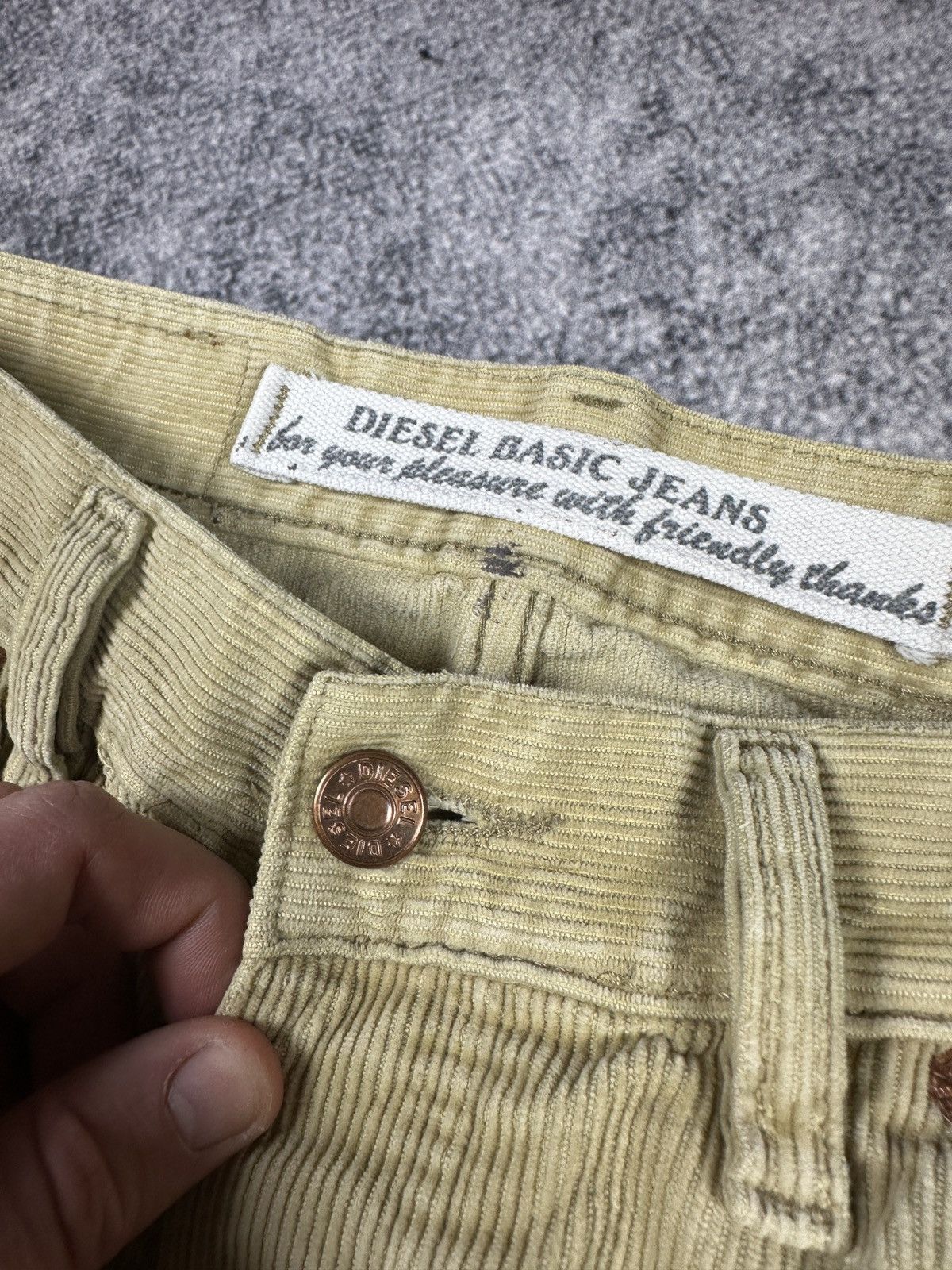 Diesel Vintage Diesel Jeans Very Rare Denim USA Streetwear 33 Size US 33 - 3 Thumbnail