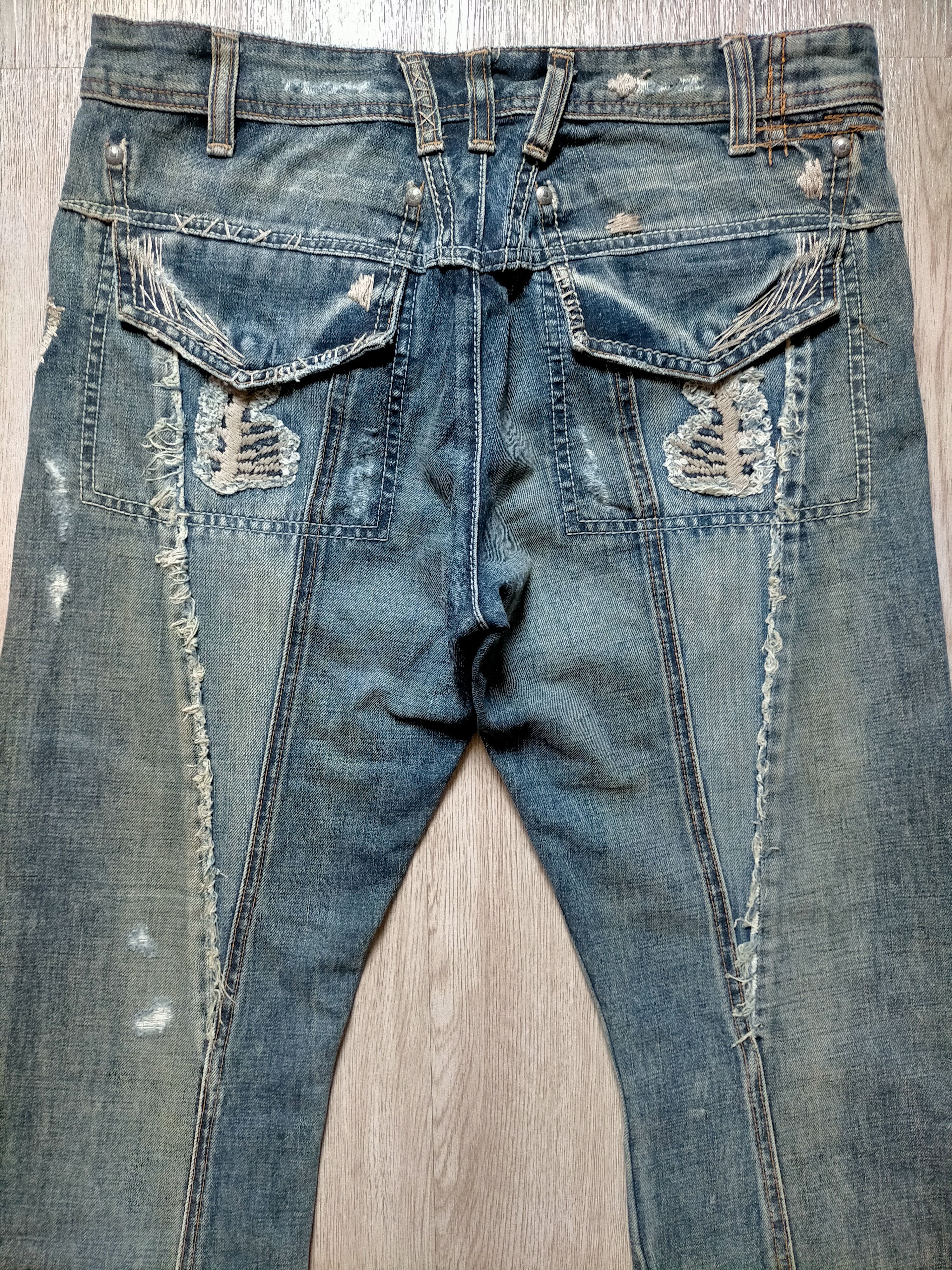 Marithe + Francois Girbaud Marithe Francois Girbaud Flare Jeans Boot cut Denim Size US 32 / EU 48 - 8 Thumbnail