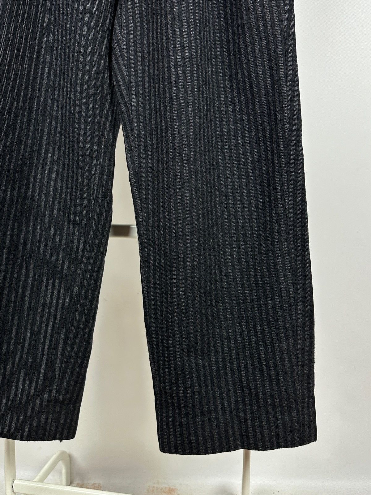 Vintage 1930-50s Antique European Work High Waist Wool Trousers Size US 30 / EU 46 - 8 Thumbnail