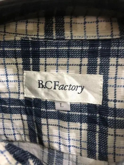 Vintage Vintage B.C Factory Plaid Tartan Flannel Shirt 👕 Size US L / EU 52-54 / 3 - 3 Thumbnail