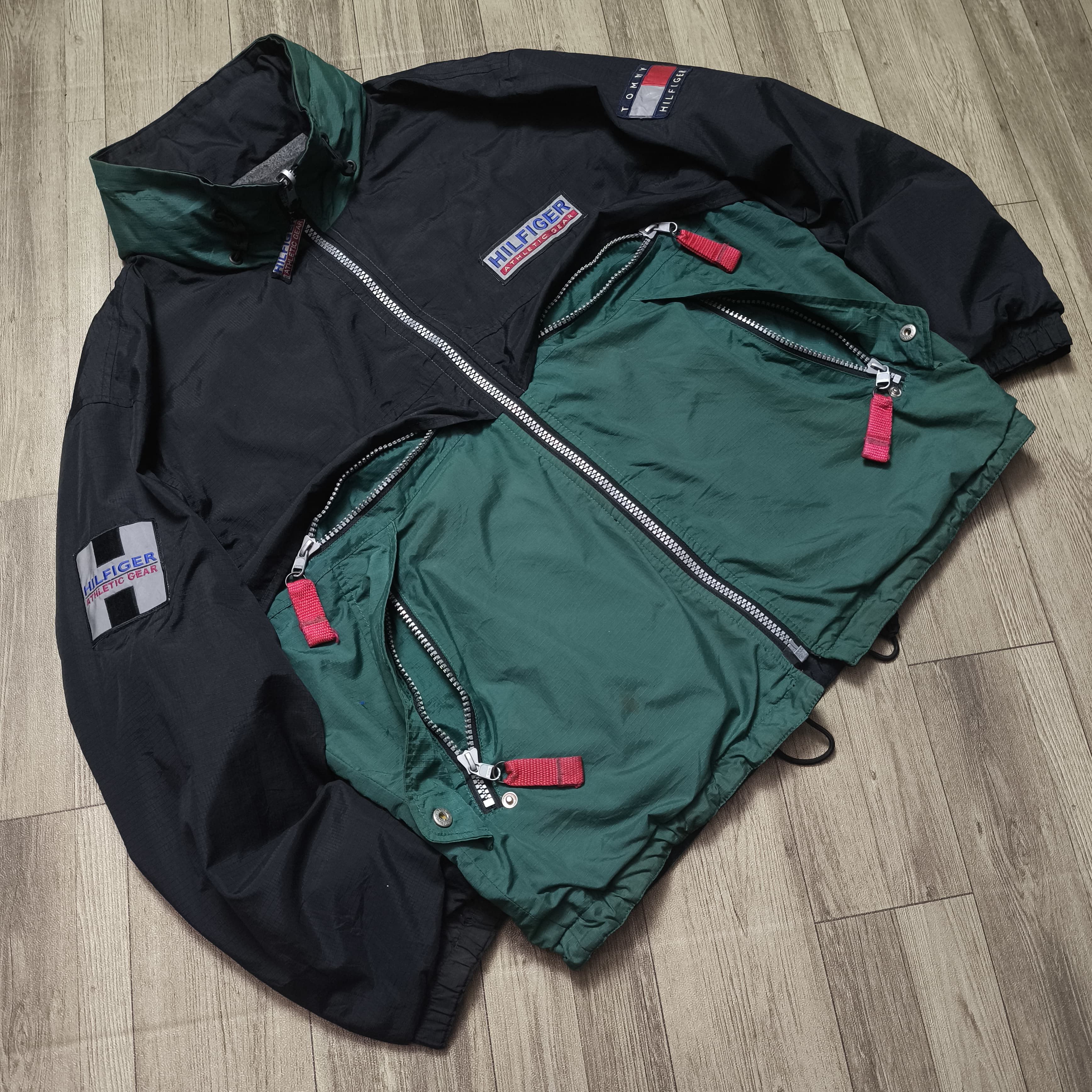Tommy Hilfiger Vintage 90s Reversible Tommy Hilfiger Athletic Gear Jacket Size US M / EU 48-50 / 2 - 6 Thumbnail