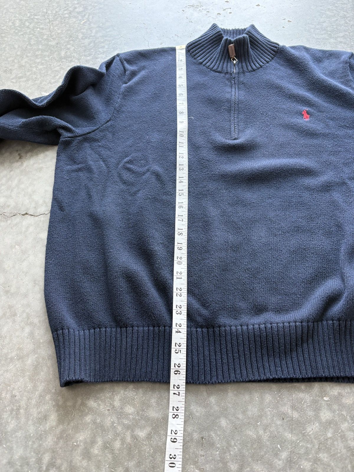Polo Ralph Lauren Vintage Y2K Polo Ralph Lauren Quarter Zip Knit Sweater Size US XXL / EU 58 / 5 - 7 Thumbnail