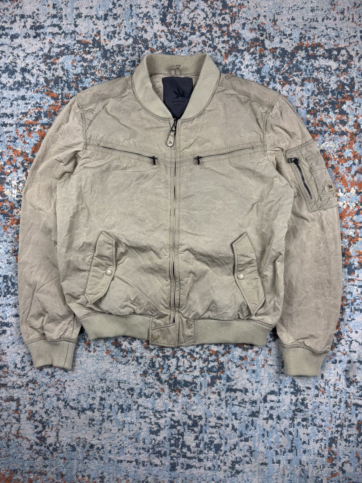 Vintage Vintage Spiewak New York nylon bomber light jacket Size US L / EU 52-54 / 3 - 1 Thumbnail