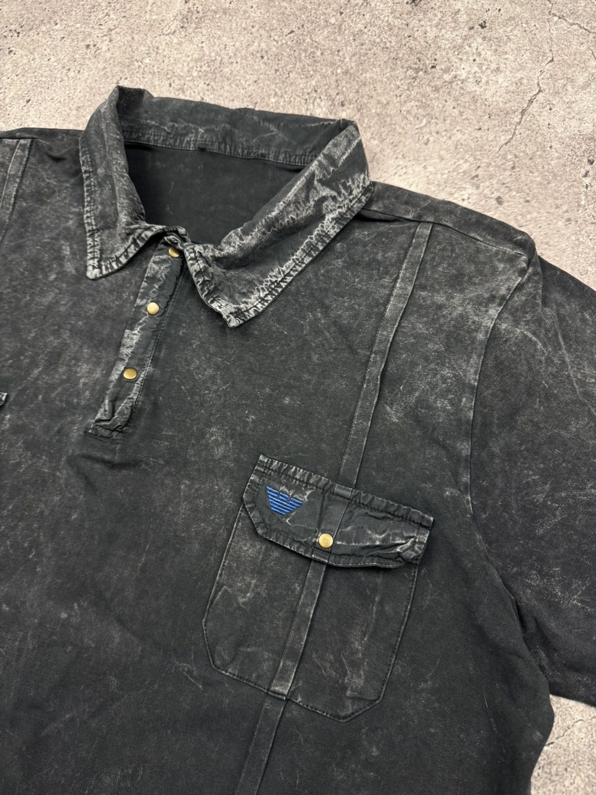 Emporio Armani Avant Garde Emporio Armani Washed Multipocket Polo Japanesse Size US L / EU 52-54 / 3 - 4 Thumbnail