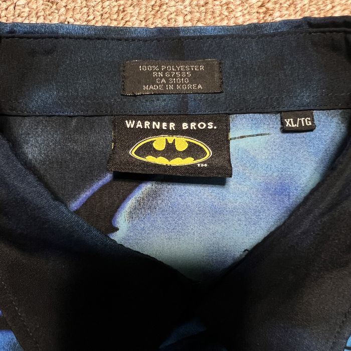 Vintage Batman Warner Bros Vintage 2001 DC Comics Button Up Shirt | Grailed