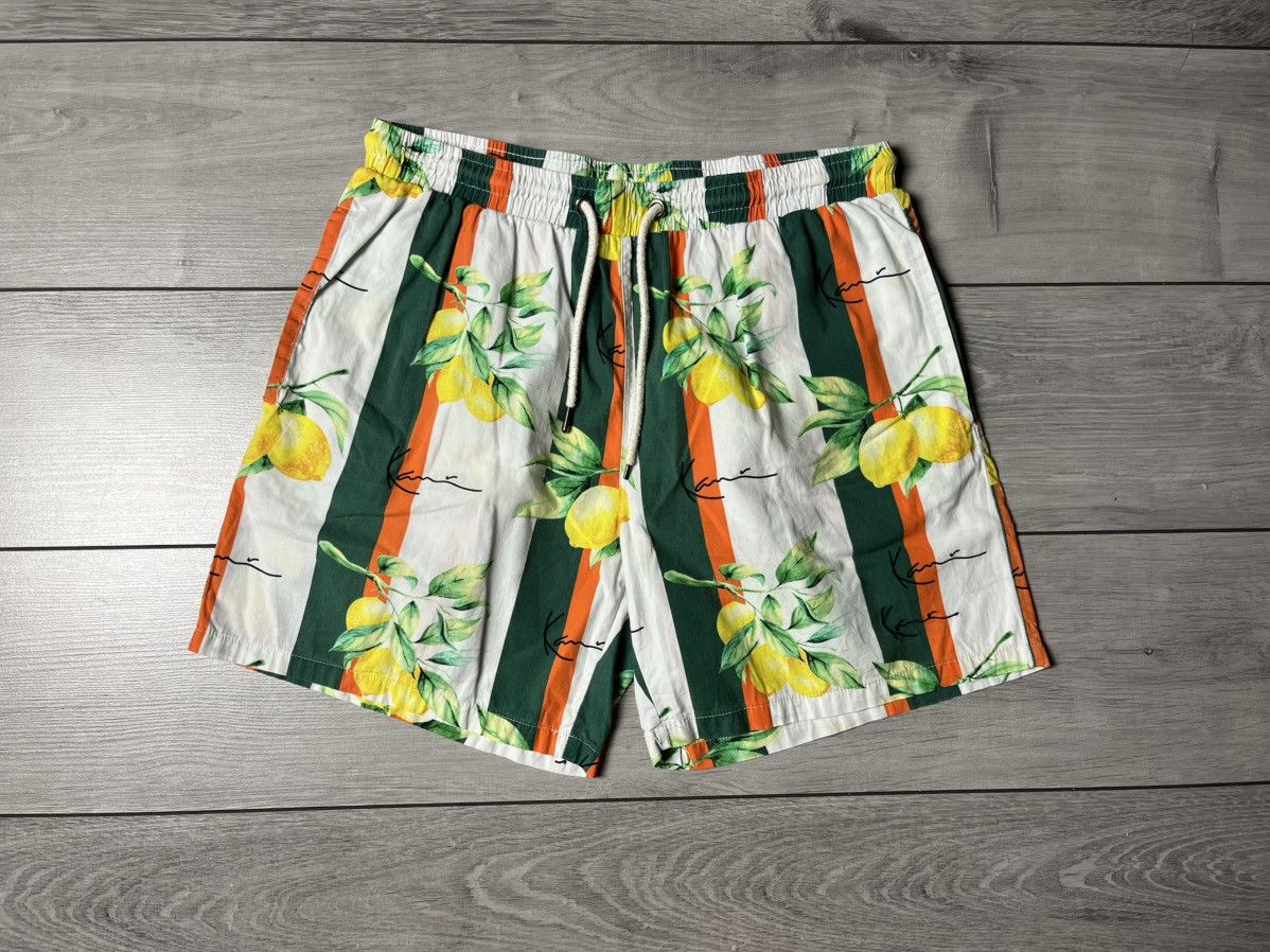 Karl Kani Karl Kani shorts logo lemon size Large Size US 34 / EU 50 - 1 Thumbnail