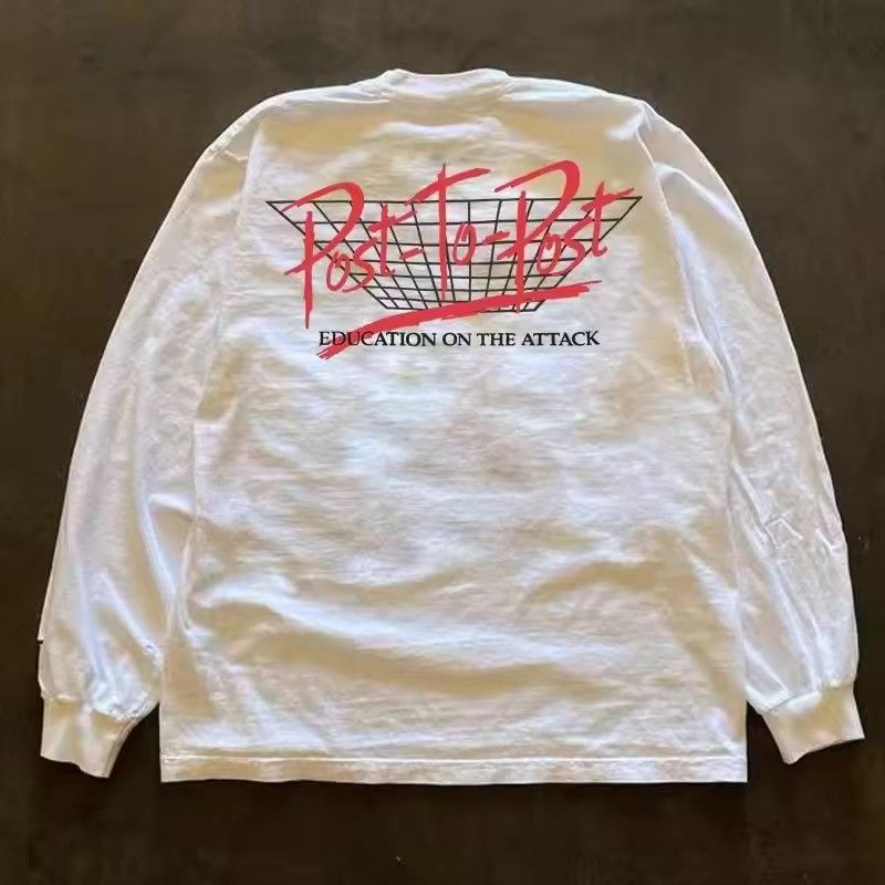 Japanese Brand White washed retro troll eye print long sleeve t-shirt Size US L / EU 52-54 / 3 - 2 Thumbnail