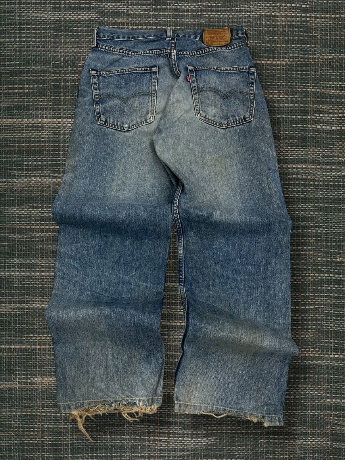 Levi's Vintage Clothing Vintage 1990s Original Levis 504 Distressed Mudwash Style Size US 29 - 10 Thumbnail