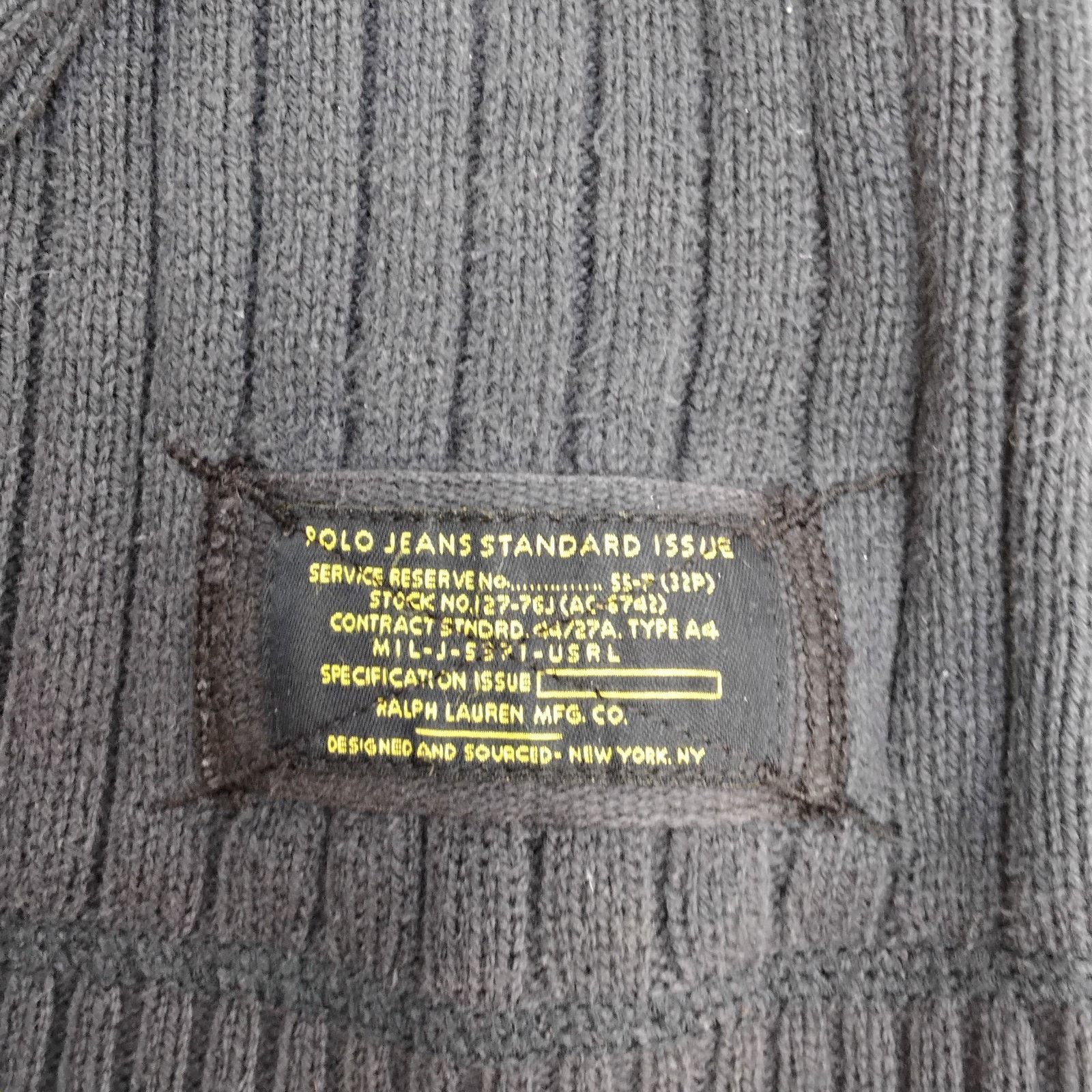 Polo Ralph Lauren Polo Jeans Company Crew Neck Sweater Men's M Navy Blue Size US M / EU 48-50 / 2 - 6 Thumbnail