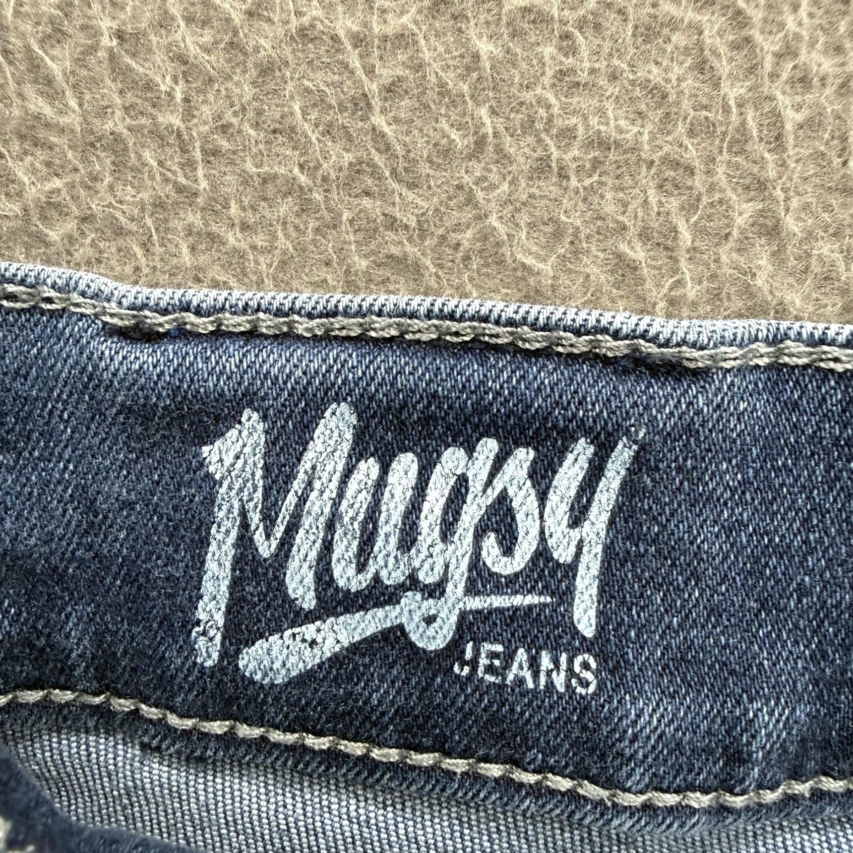 Denime Mugsy Kin Jeans Slim Tapered Stretch Denim 36x29 Blue Medium Wash Mens Non-Vintage"} Size US 36 / EU 52 - 4 Thumbnail