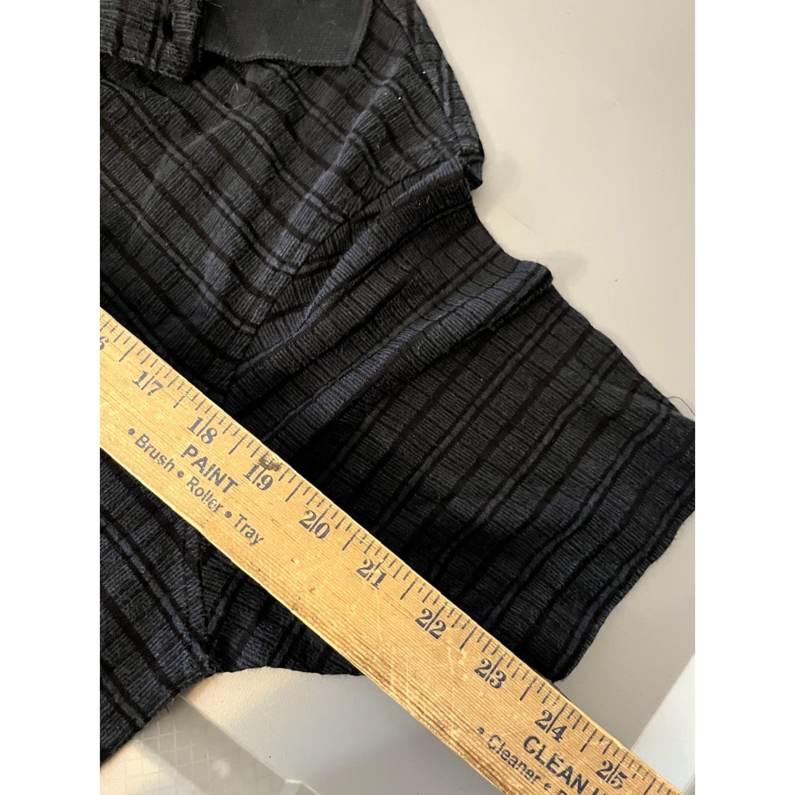 Perry Ellis Perry Ellis Polo Shirt Men’s M Black Striped Short Sleeve Cotton Rayon Blend Golf Casual Polo Shirt 27 in Classic Regular Mens Size US M / EU 48-50 / 2 - 5 Thumbnail