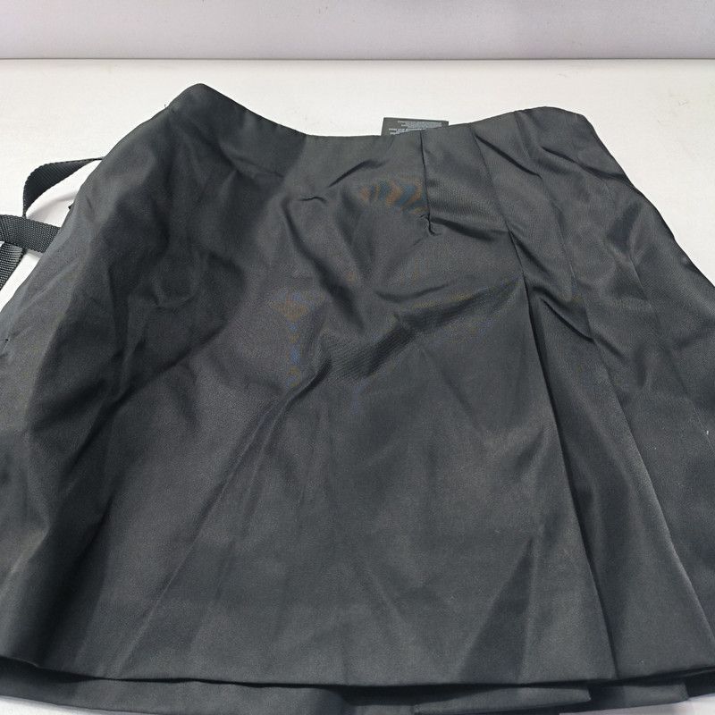 Prada Prada Lightweight ReNylon Black Midi Skirt-2506 Size US 38 / EU 54 - 3 Thumbnail