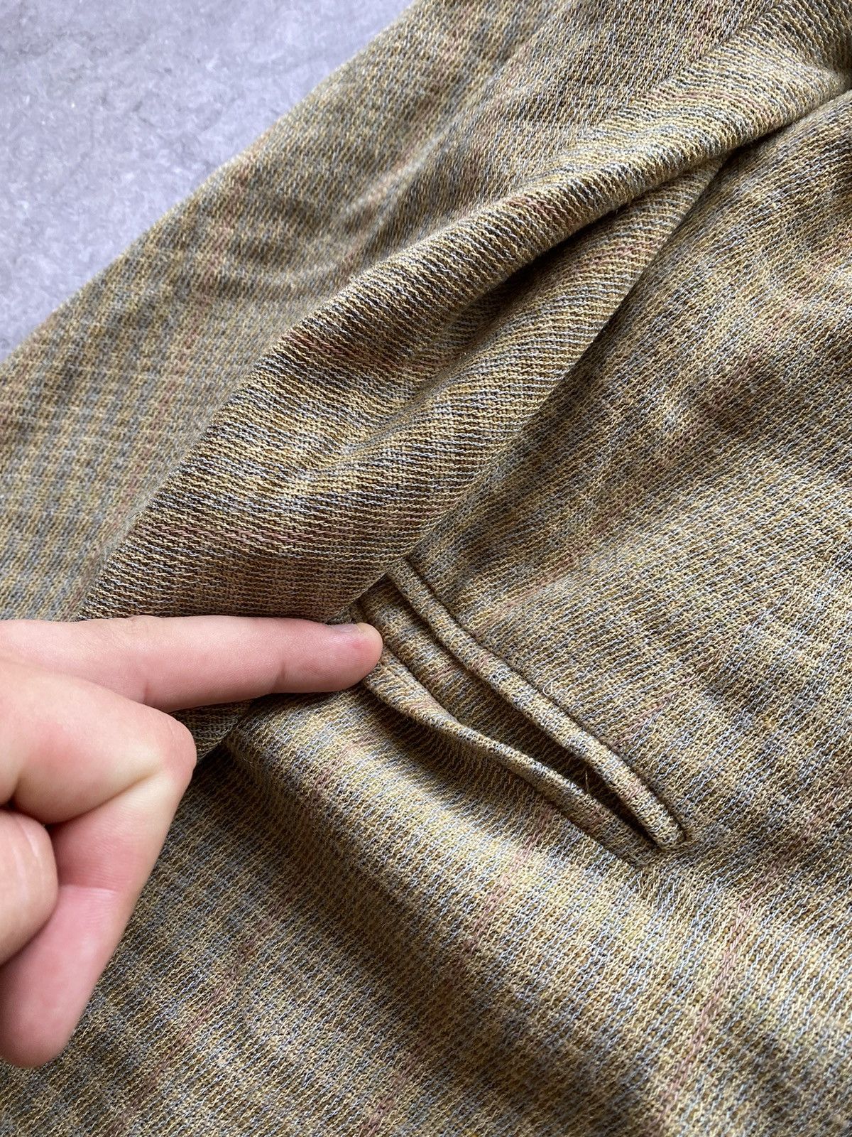 Jil Sander Vintage Jil Sander Wool Blend Nova Check Viskose Blazer Size XS / US 0-2 / IT 36-38 - 10 Thumbnail