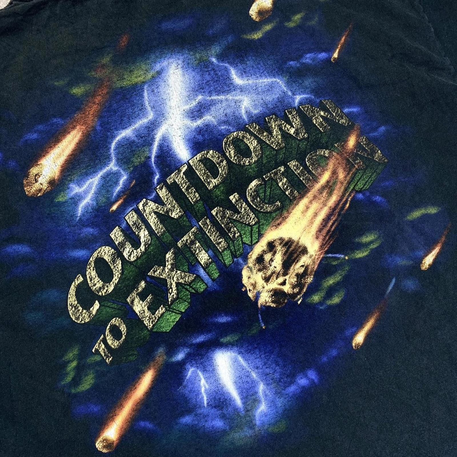 Disney Vintage 1998 Disney World Countdown to Extinction Graphic T Size US XXL / EU 58 / 5 - 5 Thumbnail