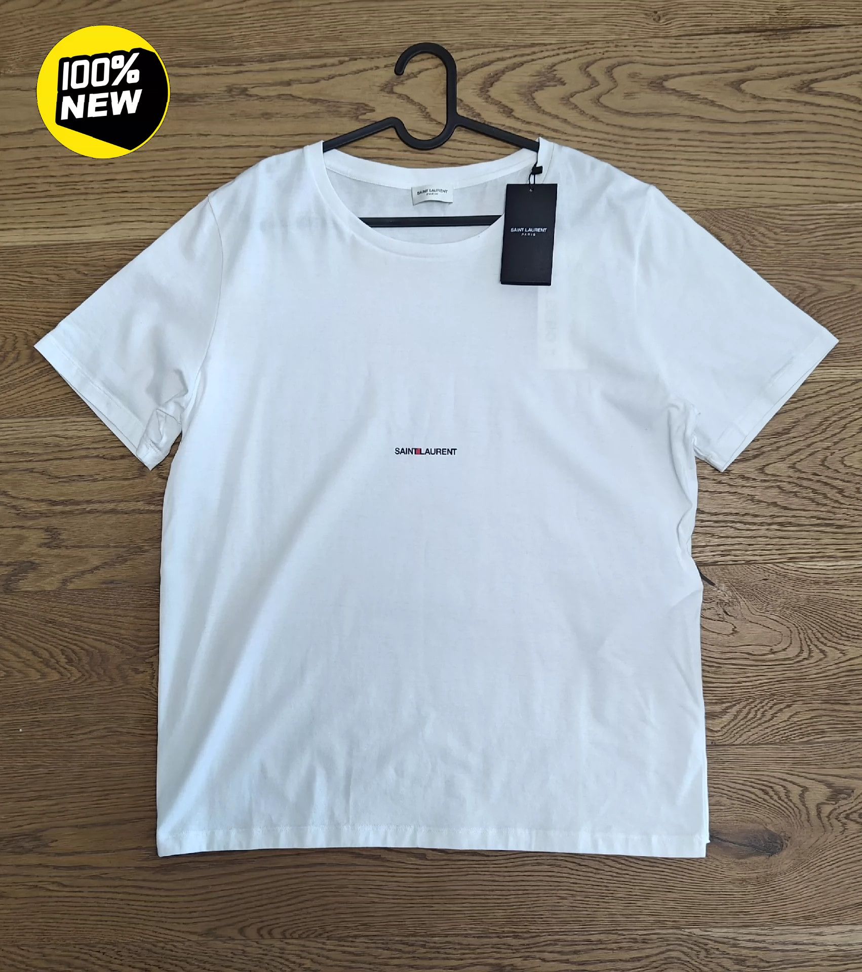 Saint Laurent Paris Saint Laurent Paris Basic logo short sleeved shirt Size US XL / EU 56 / 4 - 1 Thumbnail