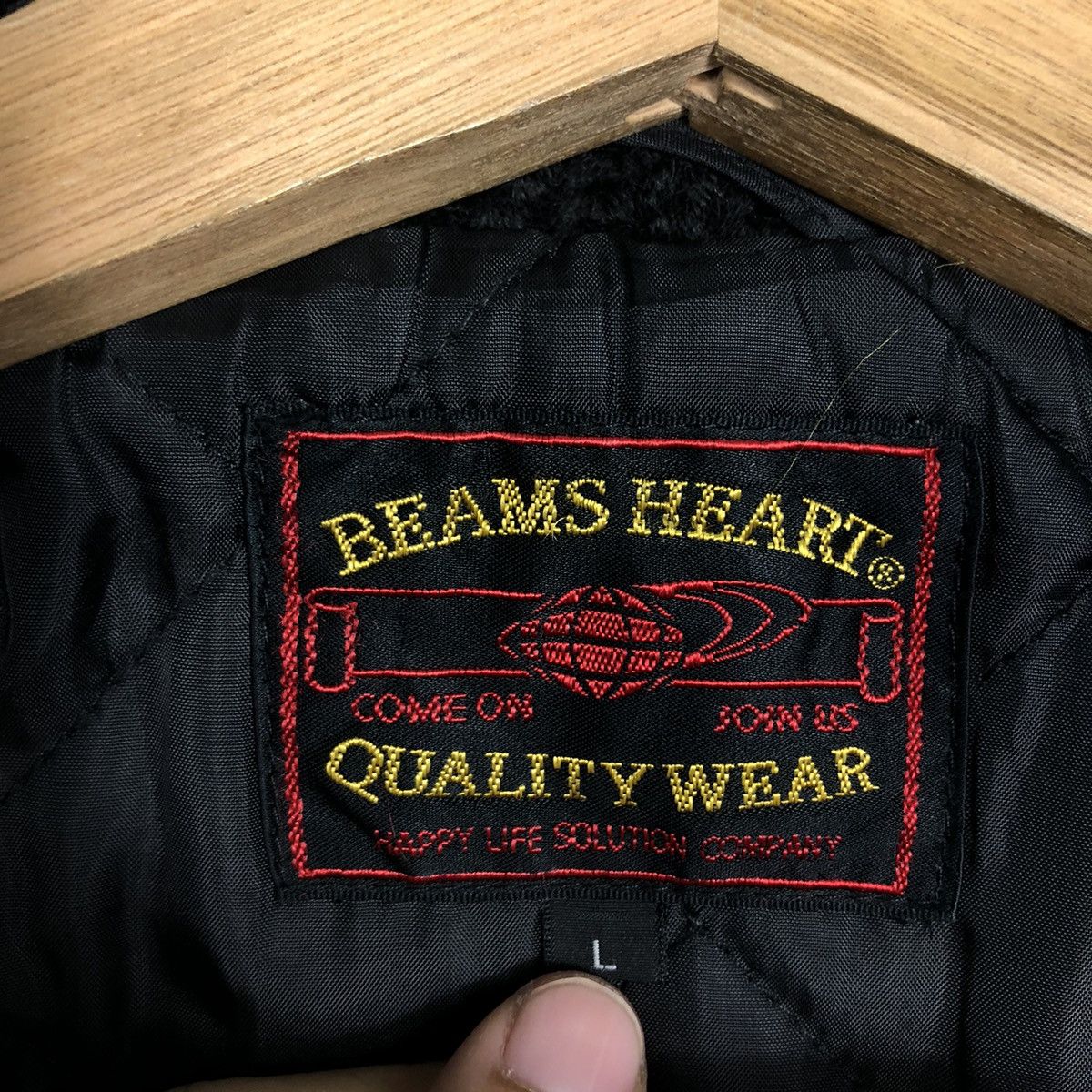 Beams Plus 🔥90’s Vintage Wool Jacket Beams Heart Japan Issey Miyake Size US L / EU 52-54 / 3 - 13 Thumbnail