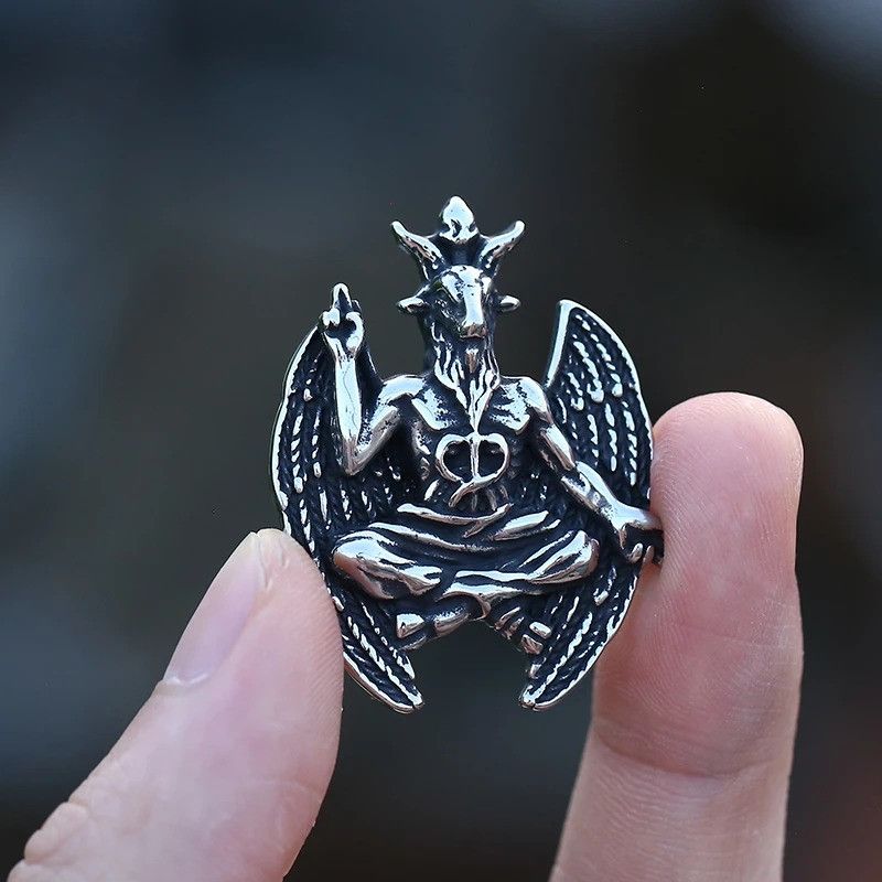 Japanese Brand × Jewelry Gothic Goat Pendant Necklace 2025 Size ONE SIZE - 2 Thumbnail