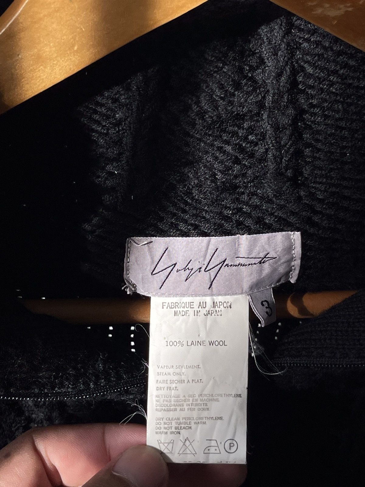 Y's for Men × Yohji Yamamoto F/W 2001 Yohji Yamamoto Wool Knitwear Size US S / EU 44-46 / 1 - 12 Thumbnail