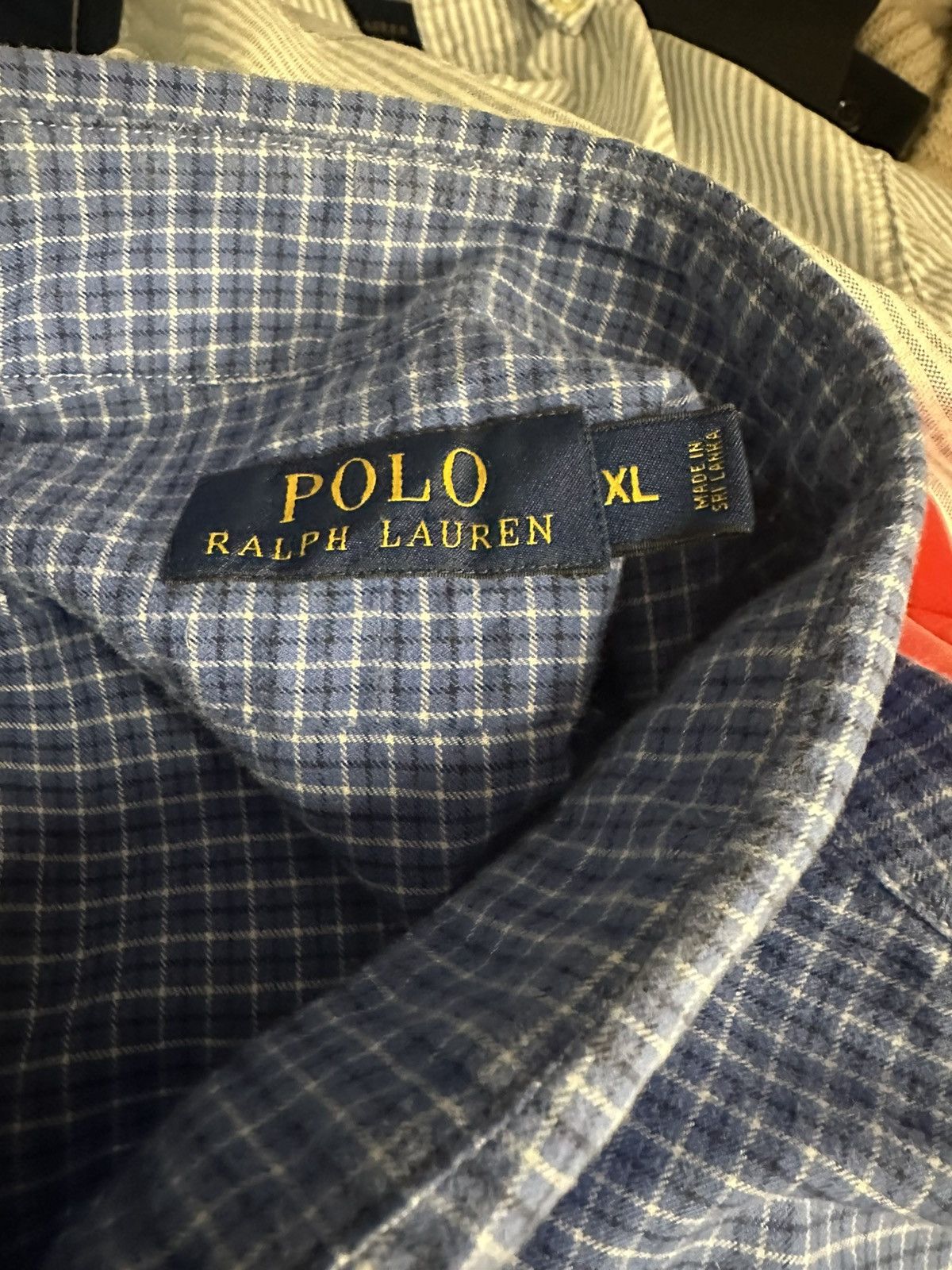 Polo Ralph Lauren Polo Ralph Lauren cotton blue/navy/white button-up shirt Size US XL / EU 56 / 4 - 7 Thumbnail