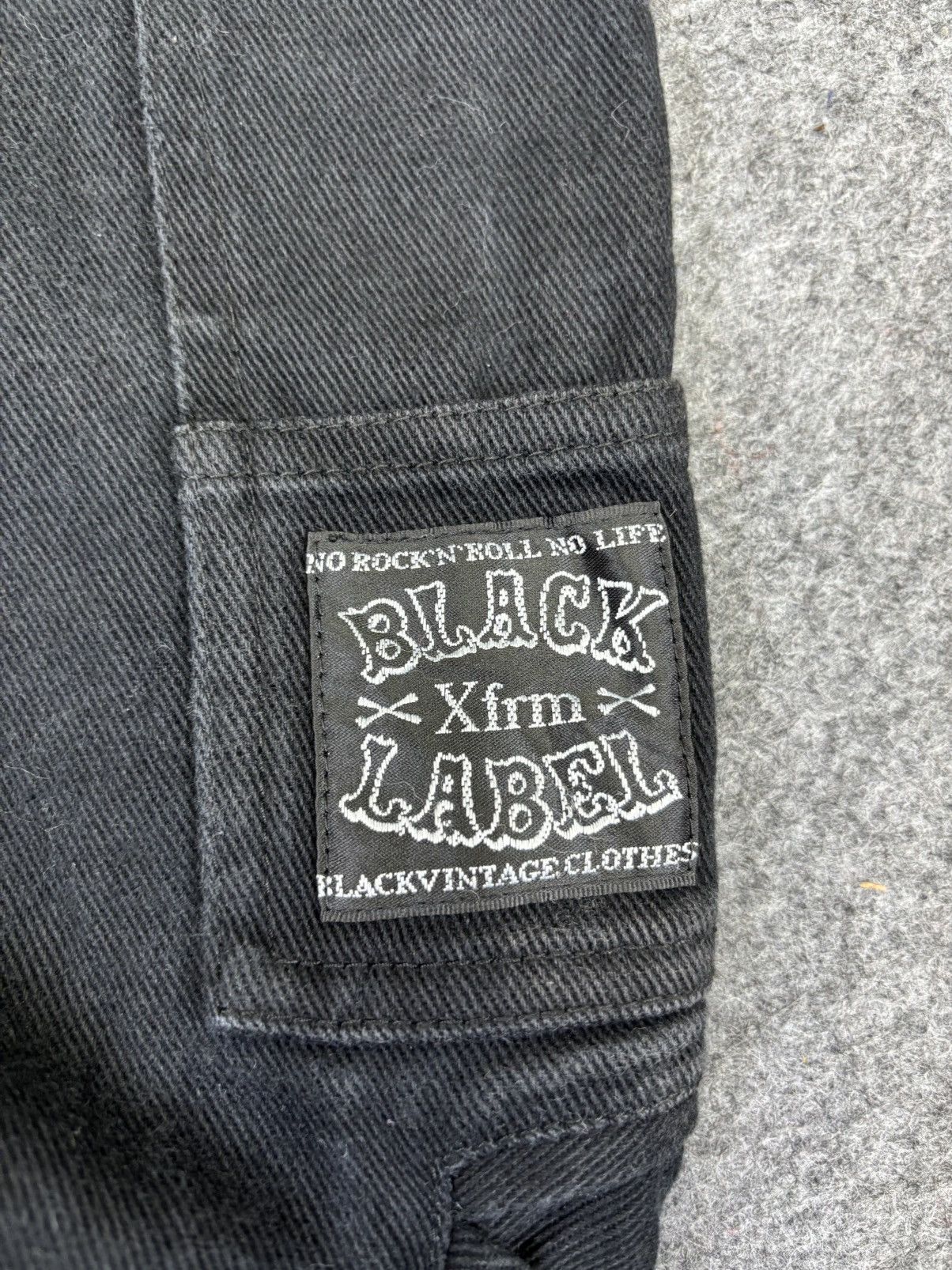 Japanese Brand 💥Insane Style💥Archival Xfrm Japan Half Cargo Denim F855 Size US 30 / EU 46 - 15 Thumbnail