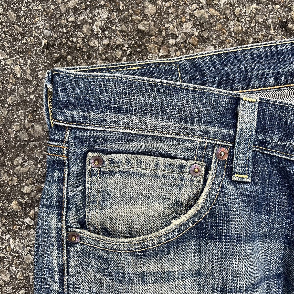 Levi's Vintage Levis 503 Redline Distressed Jeans Rusty Wash Denim Size US 31 - 5 Thumbnail