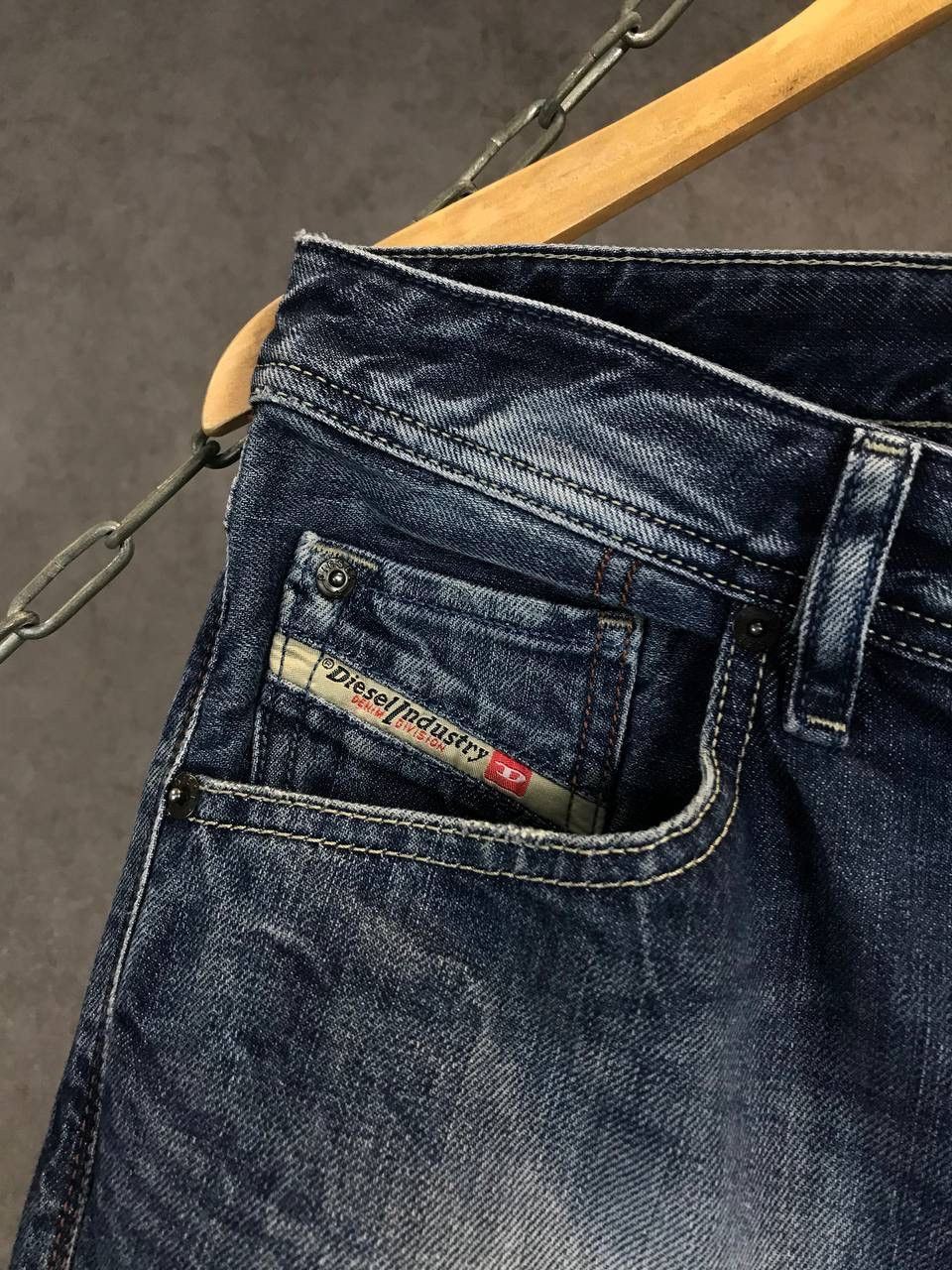 Diesel Diesel distressed denim designer bravefort jeans Size US 32 / EU 48 - 4 Thumbnail