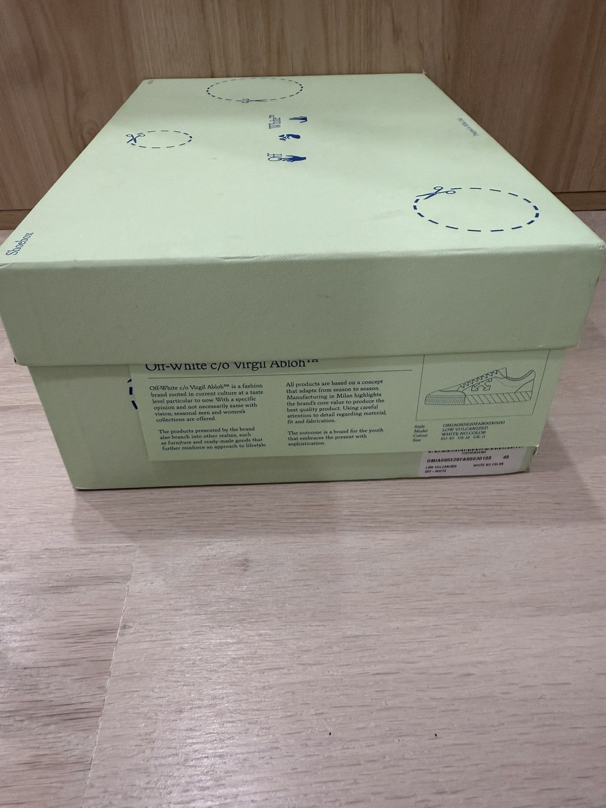 Off-White Off White ‘Vulcanized Sole’ Size US 12 / EU 45 - 7 Thumbnail
