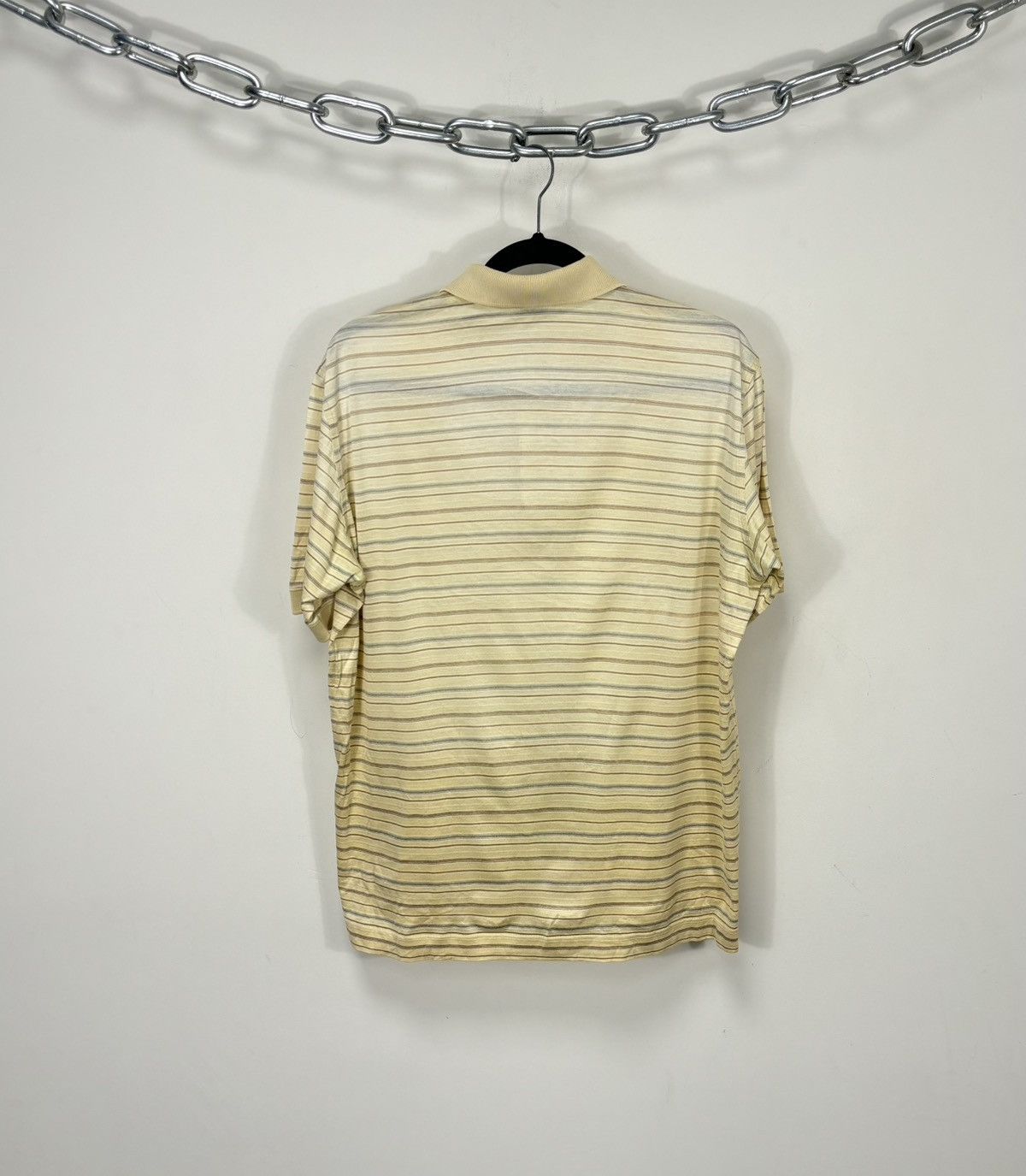 Gran Sasso Gran Sasso Men’s Italian Luxury Classic Striped Polo Shirt Size US L / EU 52-54 / 3 - 14 Thumbnail