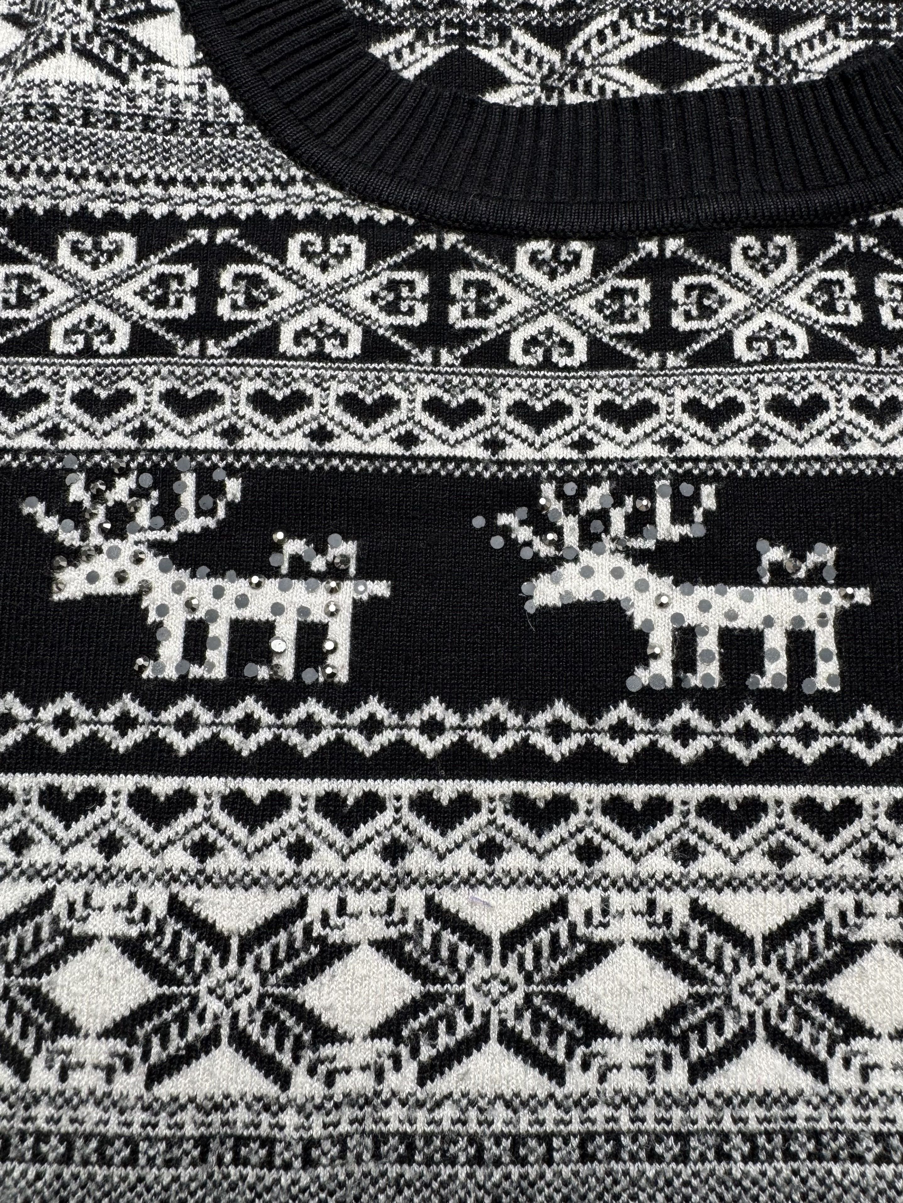 Dolce & Gabbana Vintage Dolce & Gabbana Sweater Dress Nordic Knit Mini Dress Size S / US 4 / IT 40 - 4 Thumbnail