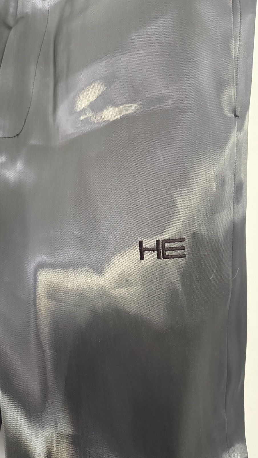 Heliot Emil Liquid Metal Trousers in Silver, Men's (Size 36) — image 6 of 6