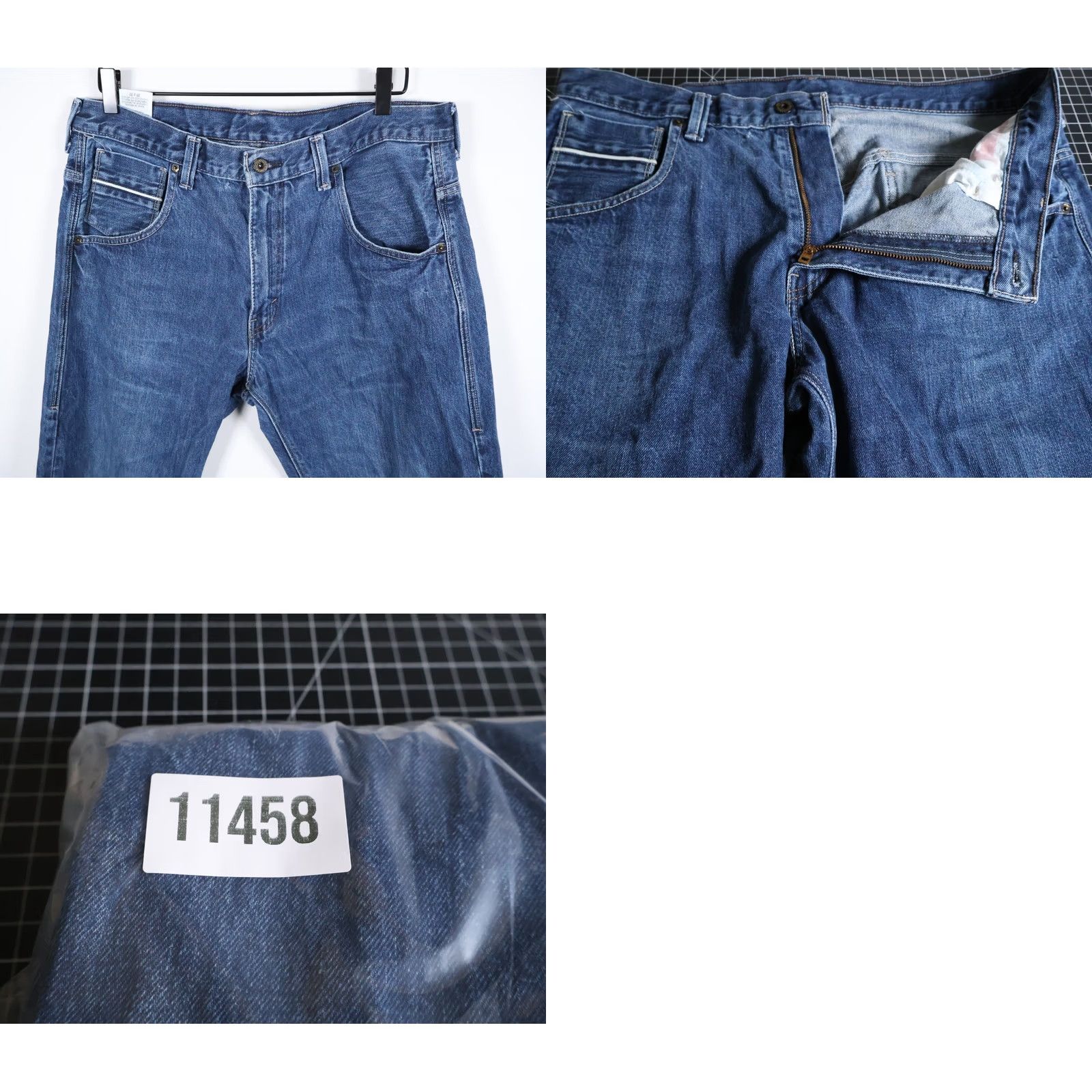 Levi's Levi's 569 Jeans Men 36 x 29 Blue Denim 5-Pocket Straight Relaxed Zip Fly Flap Back Pockets Vintage No Size US 36 / EU 52 - 10 Thumbnail